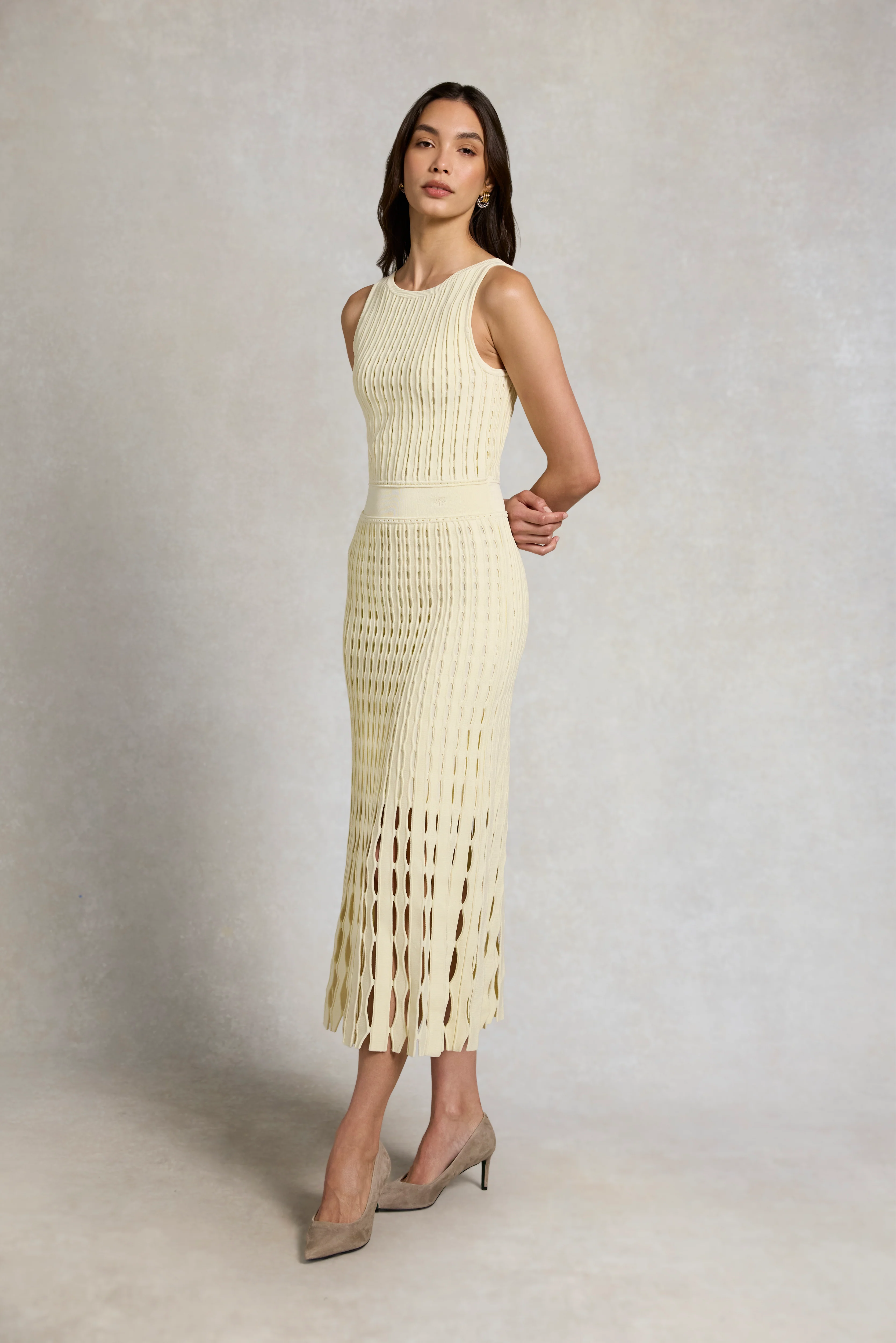 Katrina Dress (Soft Yellow) - Image 3
