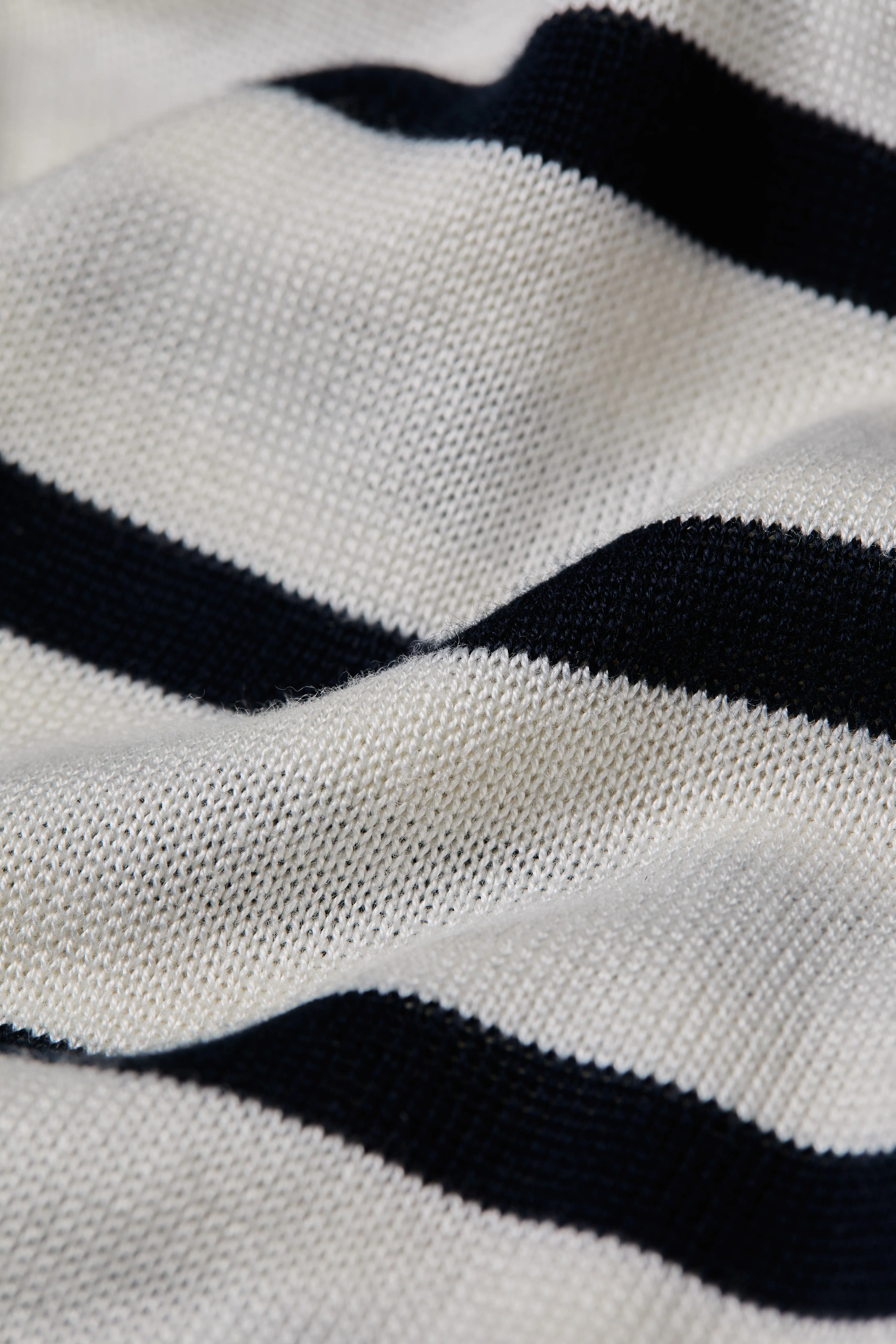 Kelsie Crew Neck Knit (Natural Stripe) - Image 6