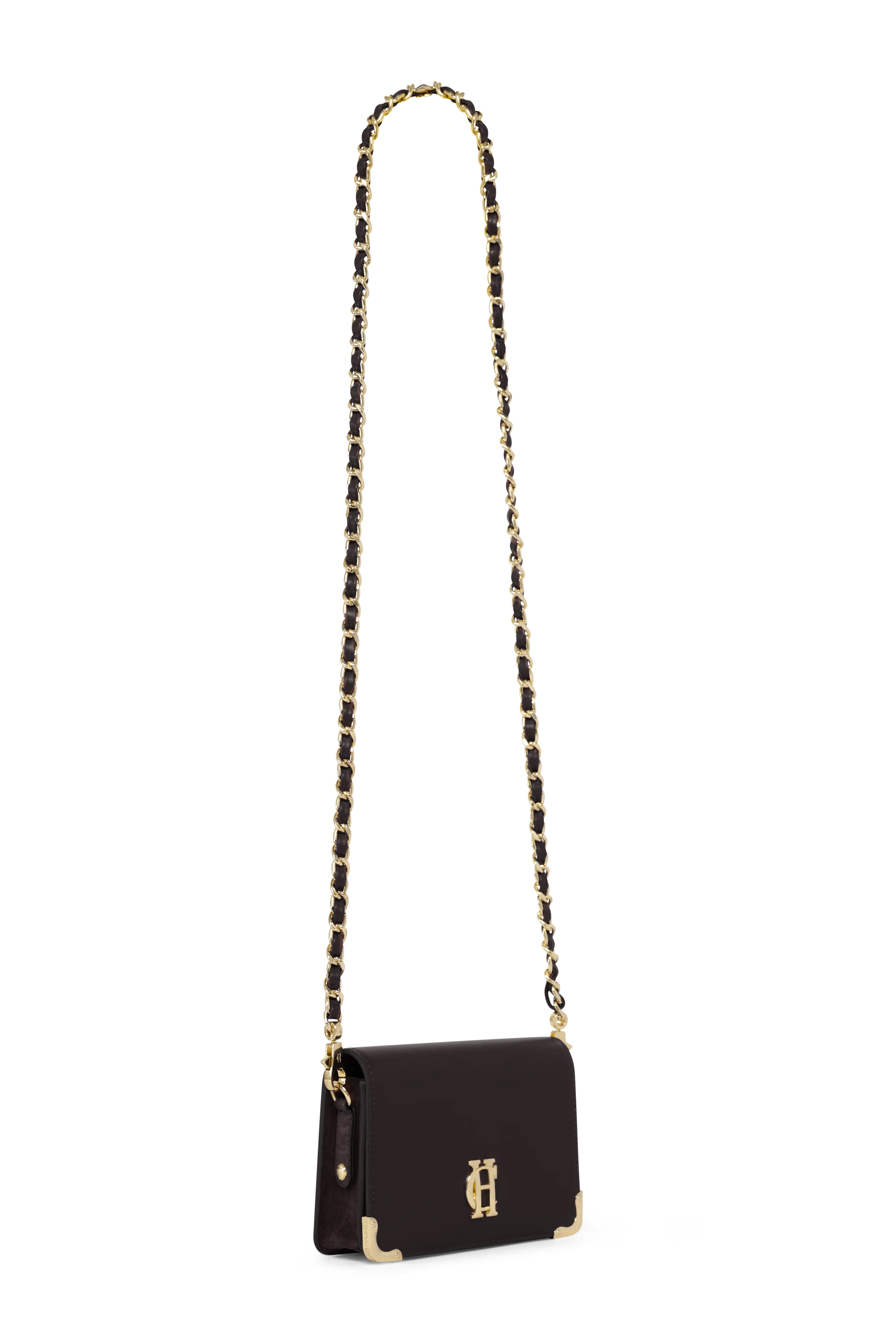 Kensington Crossbody Bag (Chocolate Leather) - Image 7