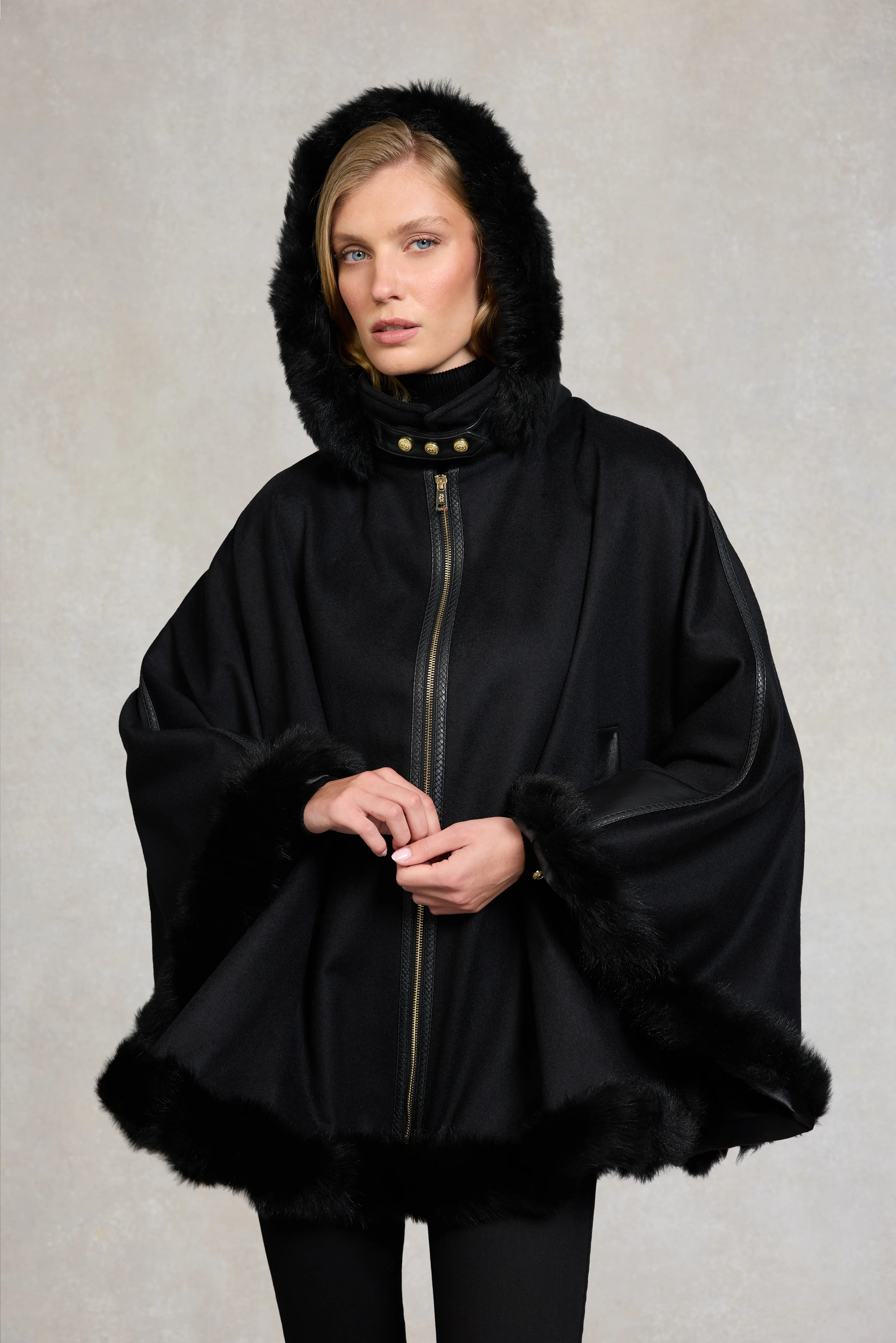 Kensington Gold Label Cape (Soft Black) - Image 2