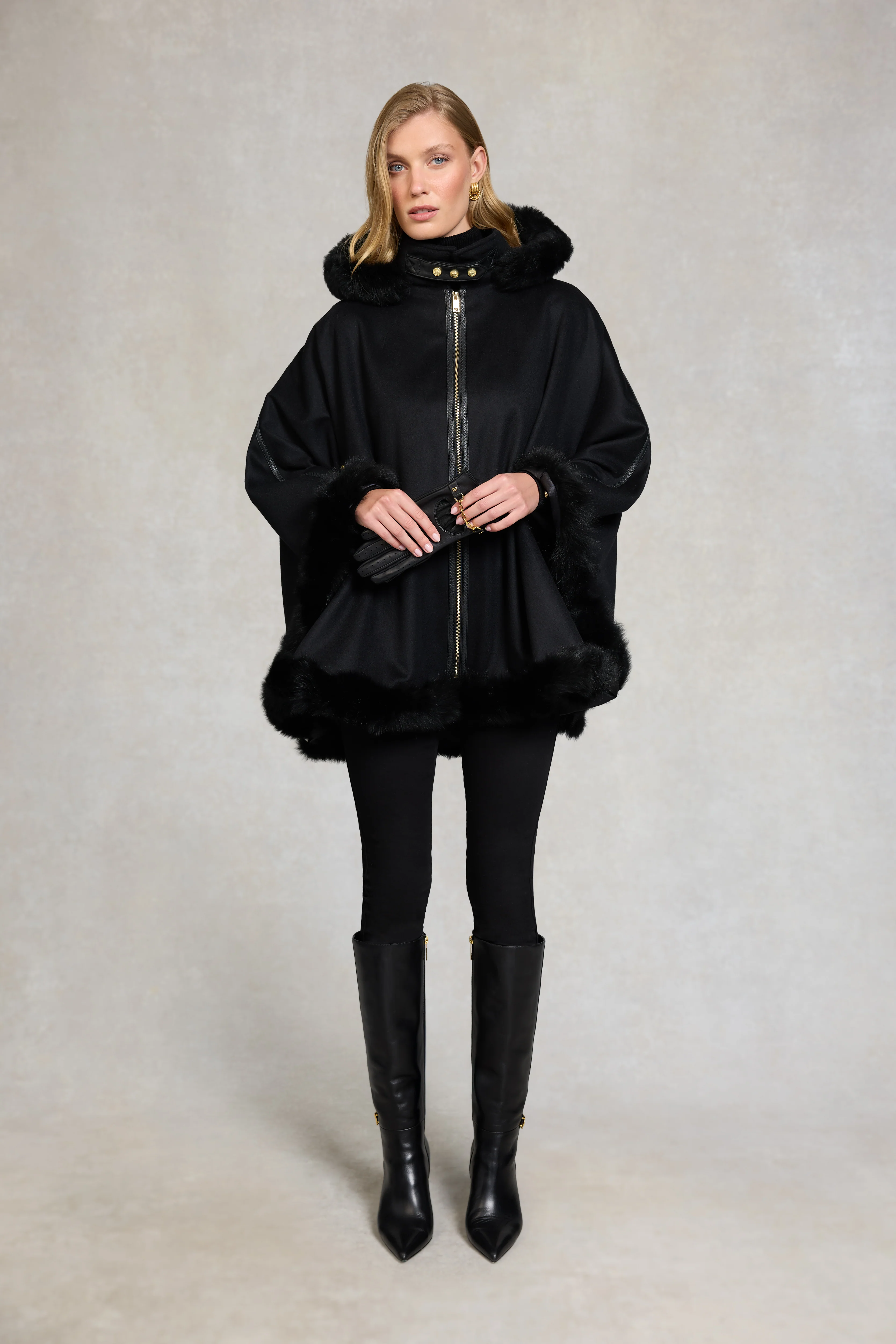 Kensington Gold Label Cape (Soft Black) - Image 3