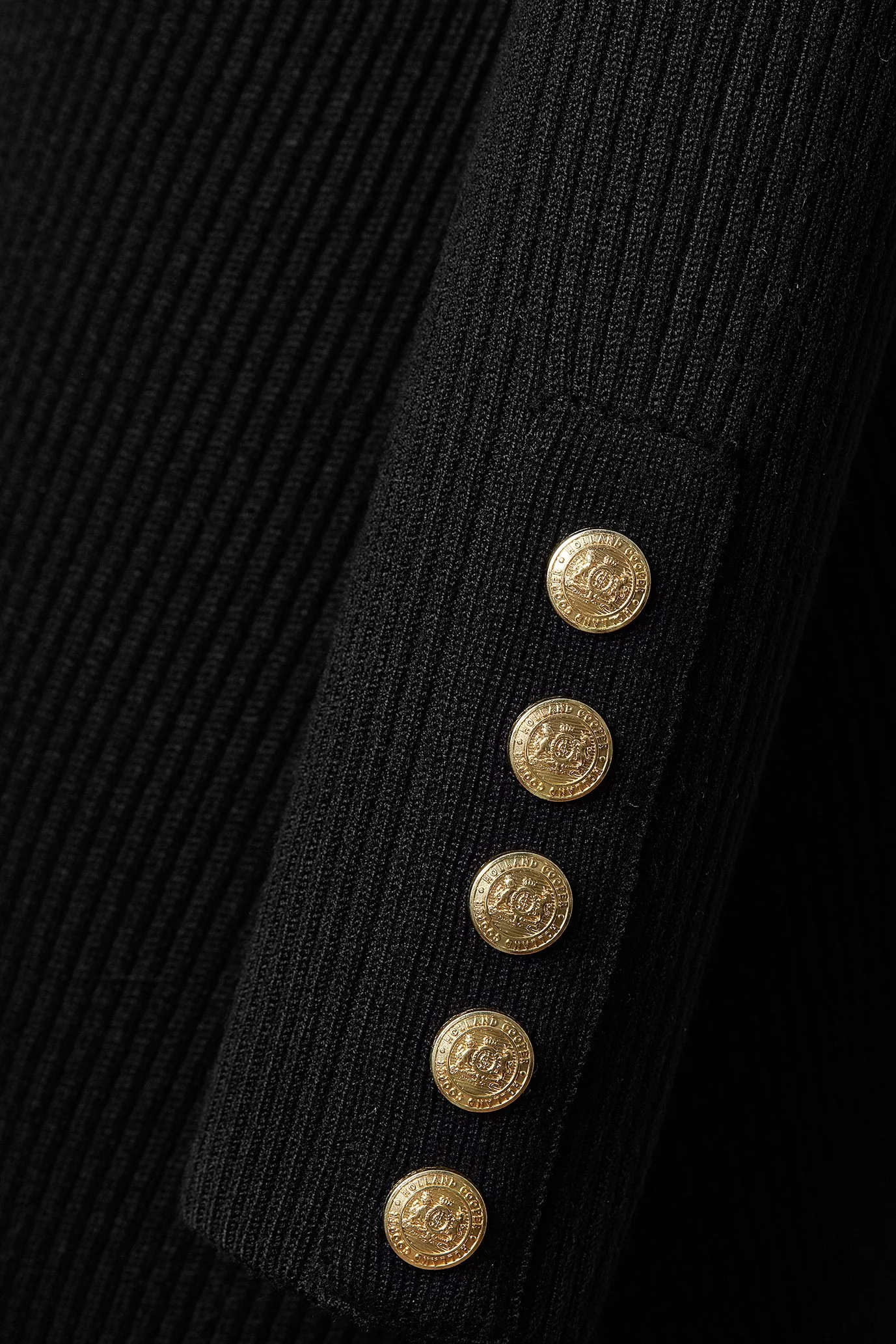 Kensington Midi Jumper Dress (Black) - Image 9