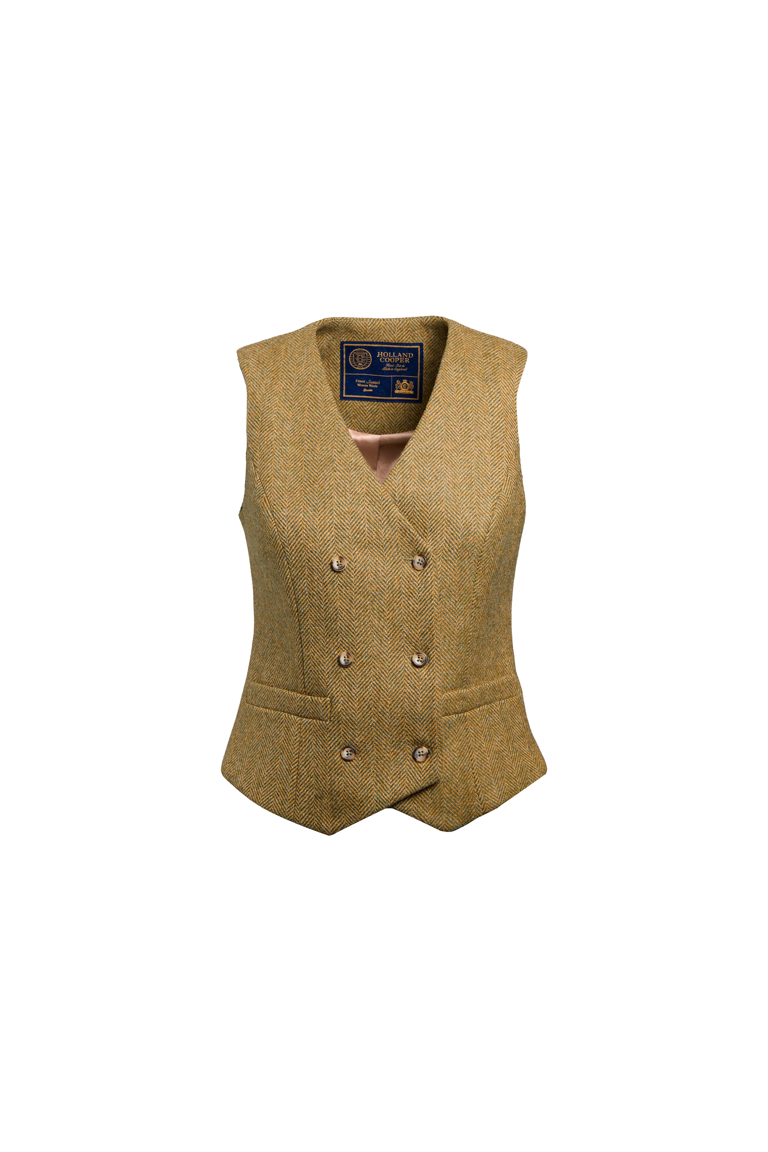 Kensington Waistcoat (Moss Herringbone) - Image 4