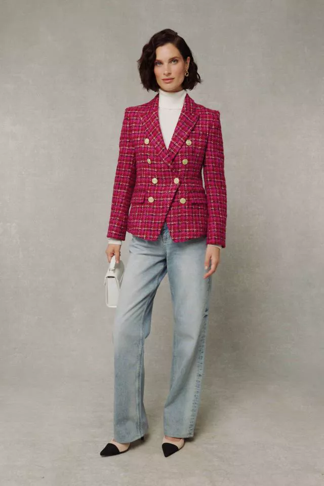 Knightsbridge Blazer (Cerise Boucle) - Image 5