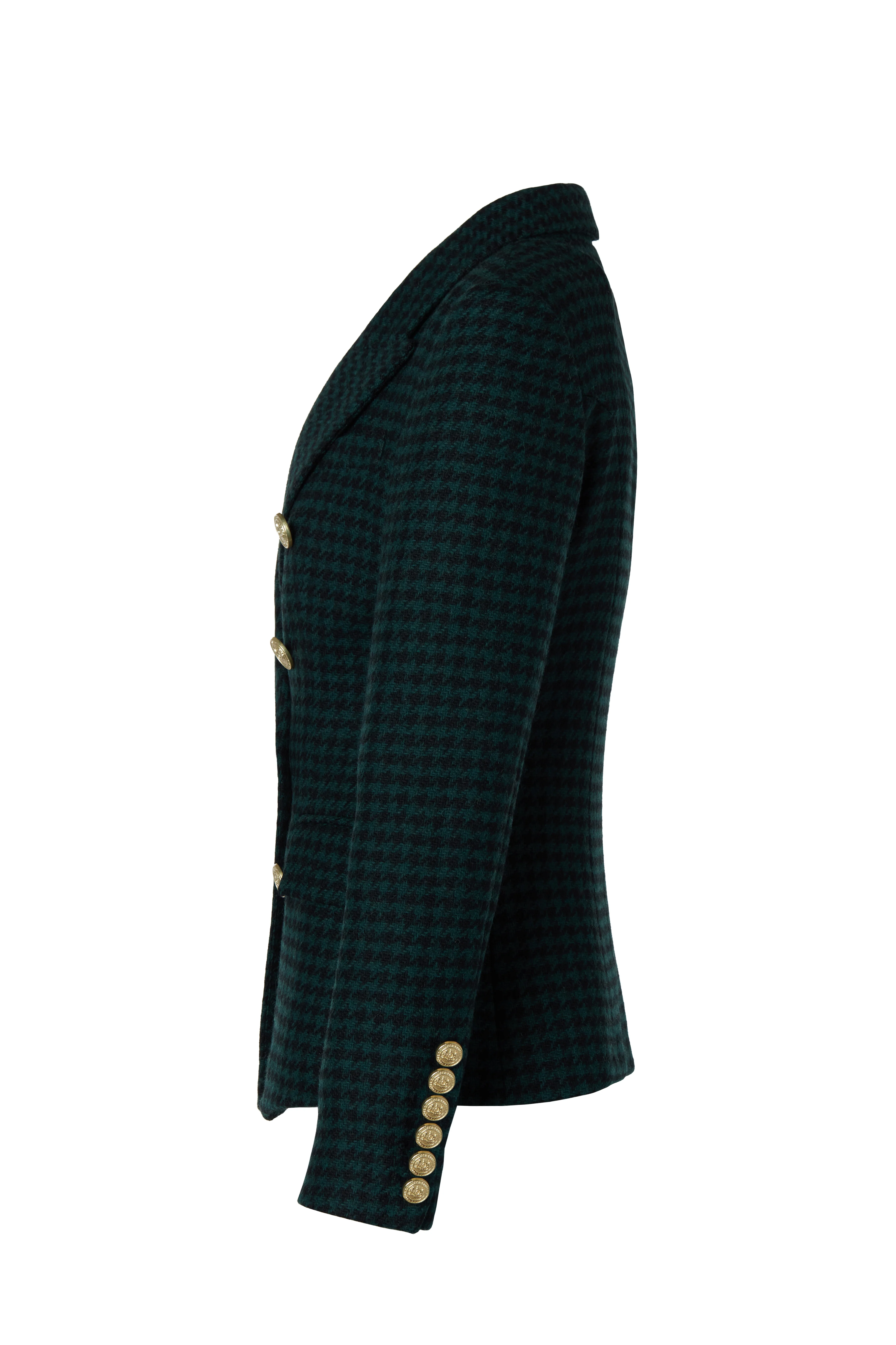 Knightsbridge Blazer (Emerald Houndstooth) - Image 8