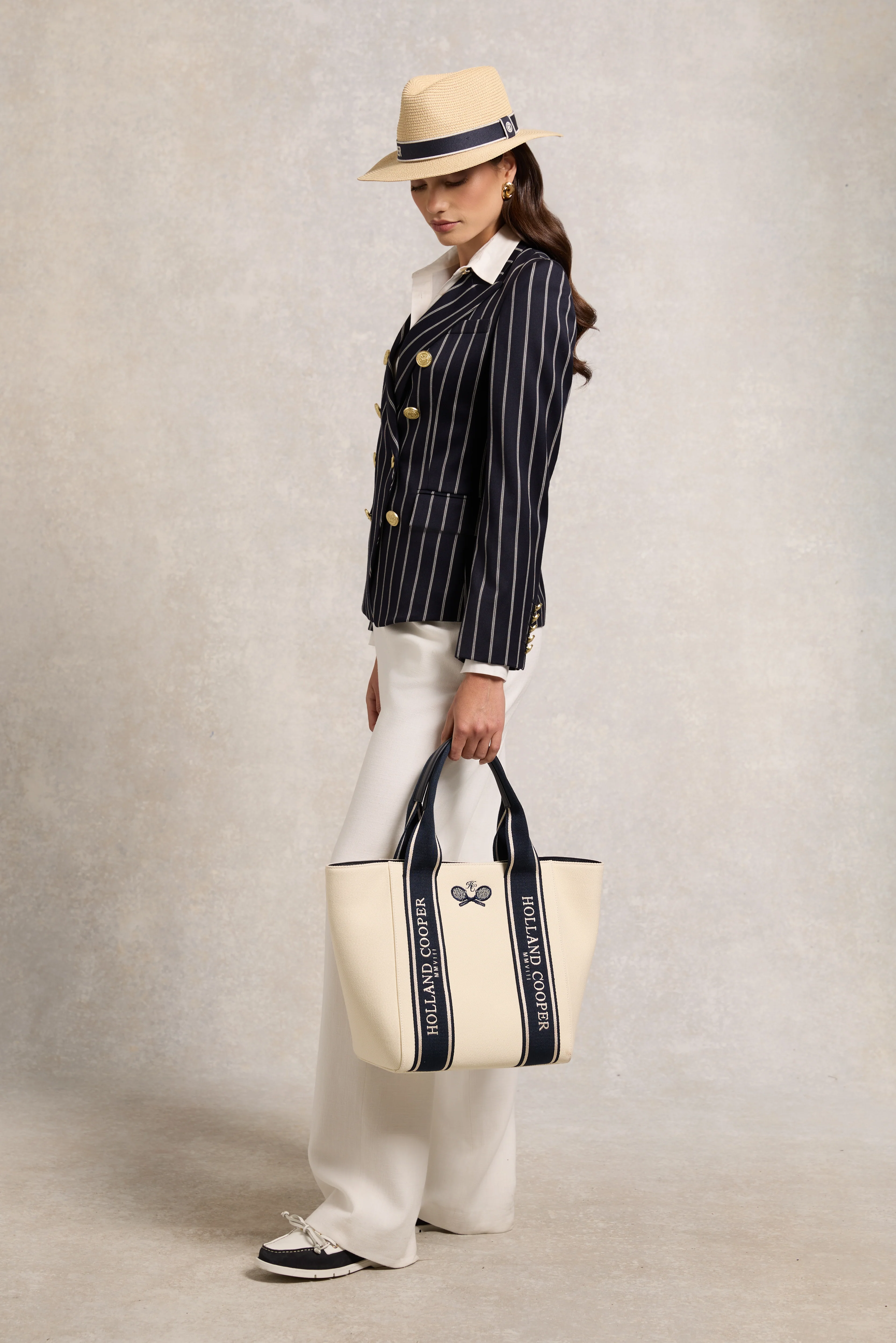Knightsbridge Blazer (Ink Navy Wide Stripe) - Image 3