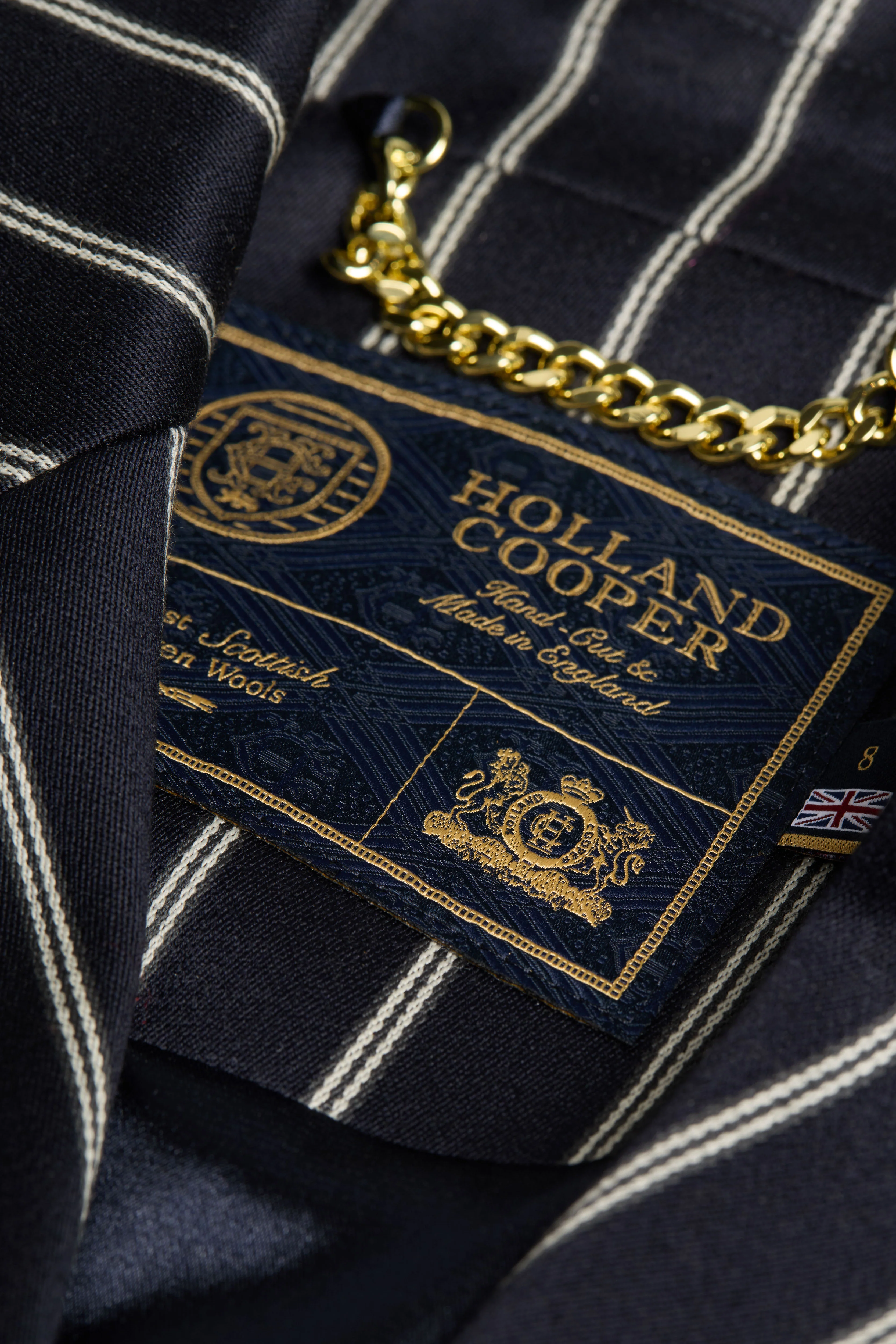 Knightsbridge Blazer (Ink Navy Wide Stripe) - Image 7