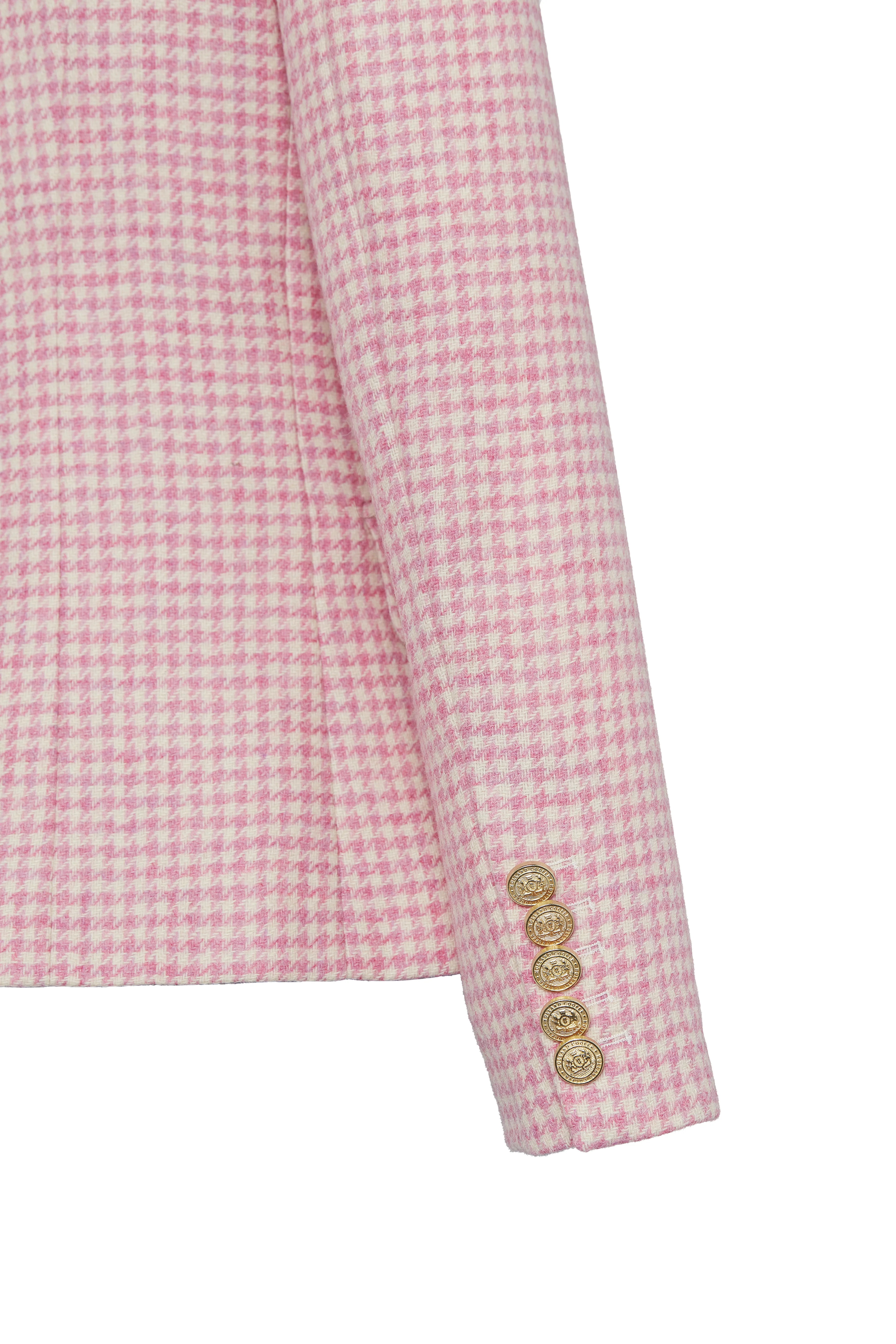 Knightsbridge Blazer (Light Pink Puppytooth) - Image 10