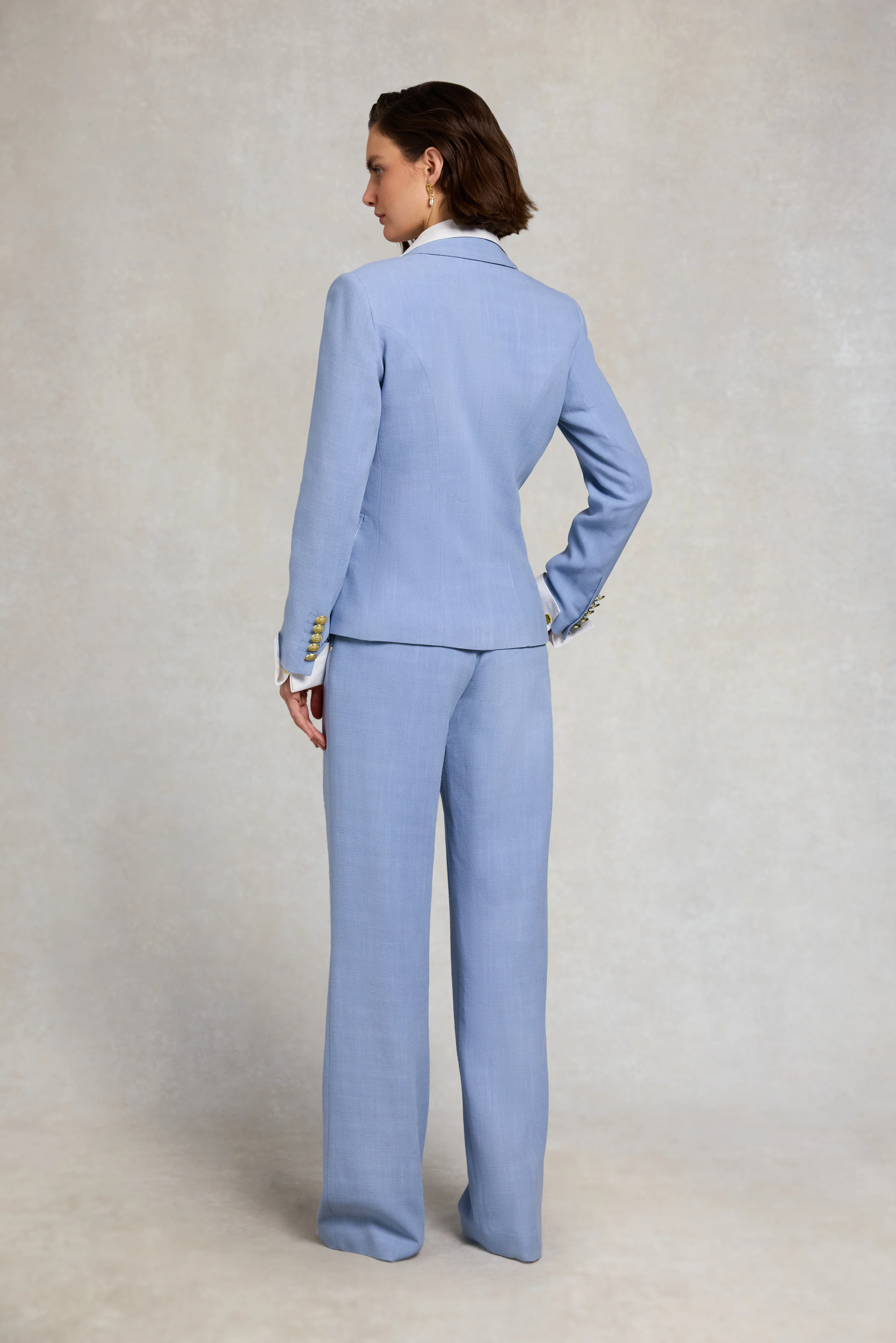 Knightsbridge Blazer (Ice Blue Linen) - Image 6