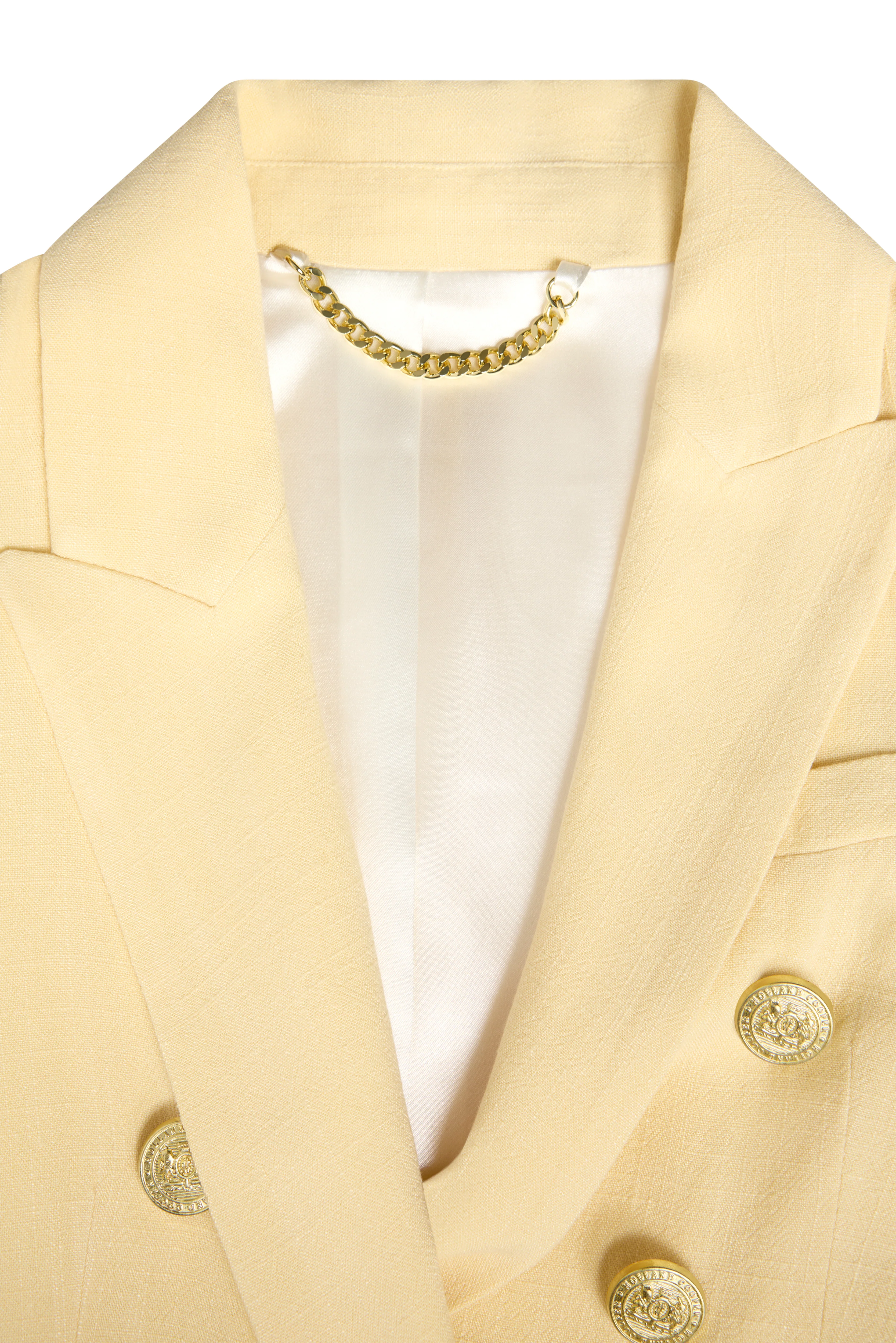 Knightsbridge Blazer (Lemon Linen) - Image 7