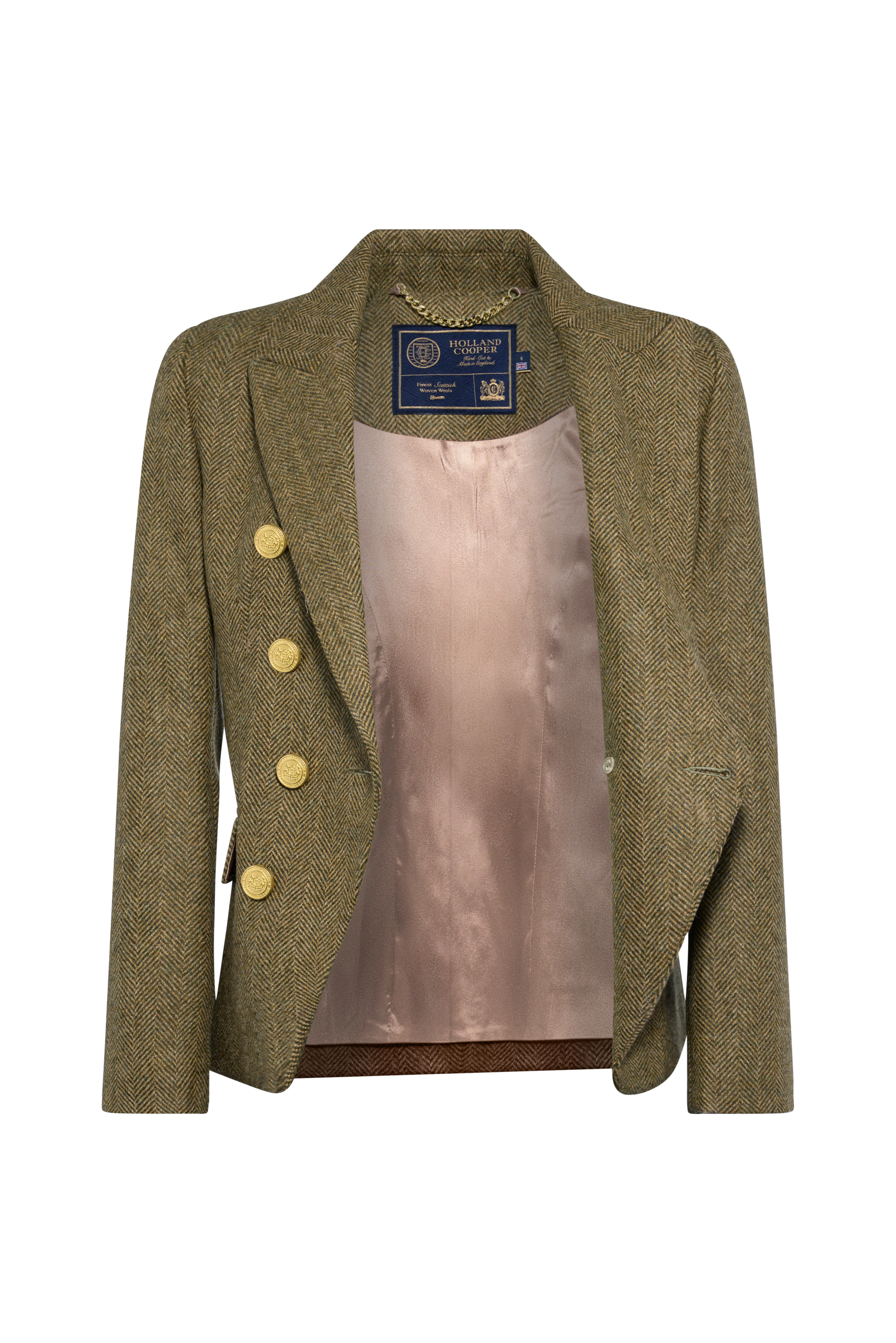 Knightsbridge Blazer (Moss Herringbone) - Image 10