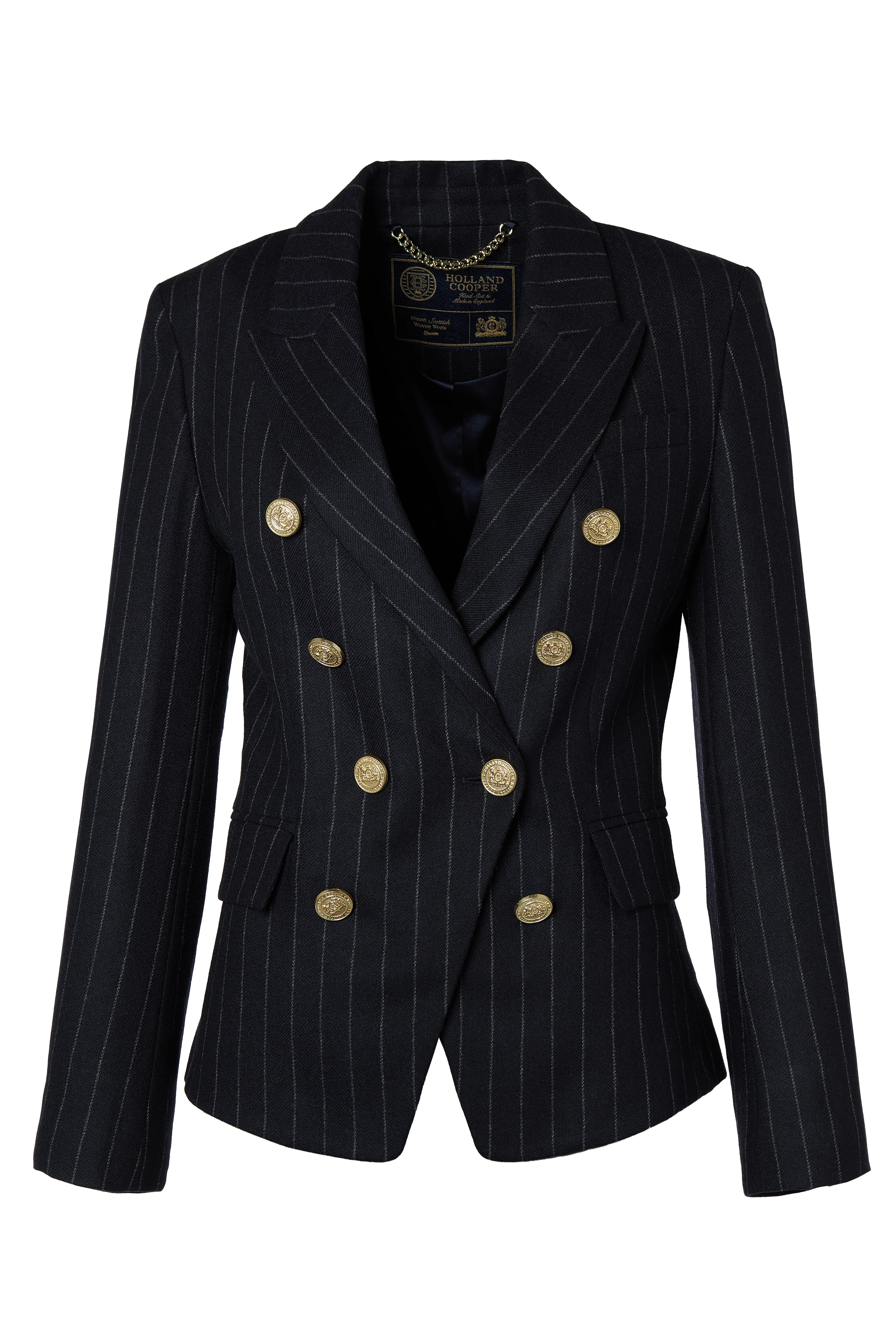 Knightsbridge Blazer (Navy Chalk Pinstripe) - Image 6
