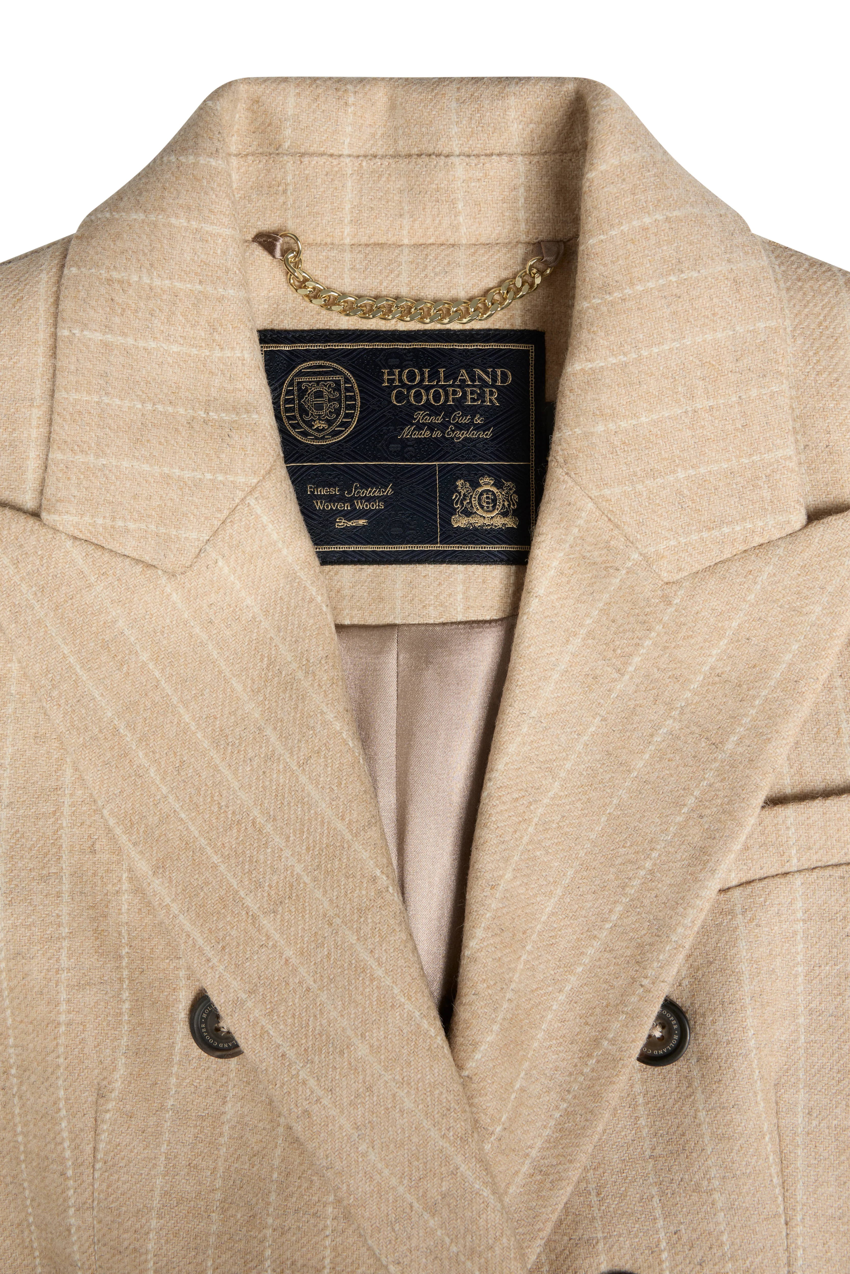 Knightsbridge Blazer (Oatmeal Pinstripe) - Image 6