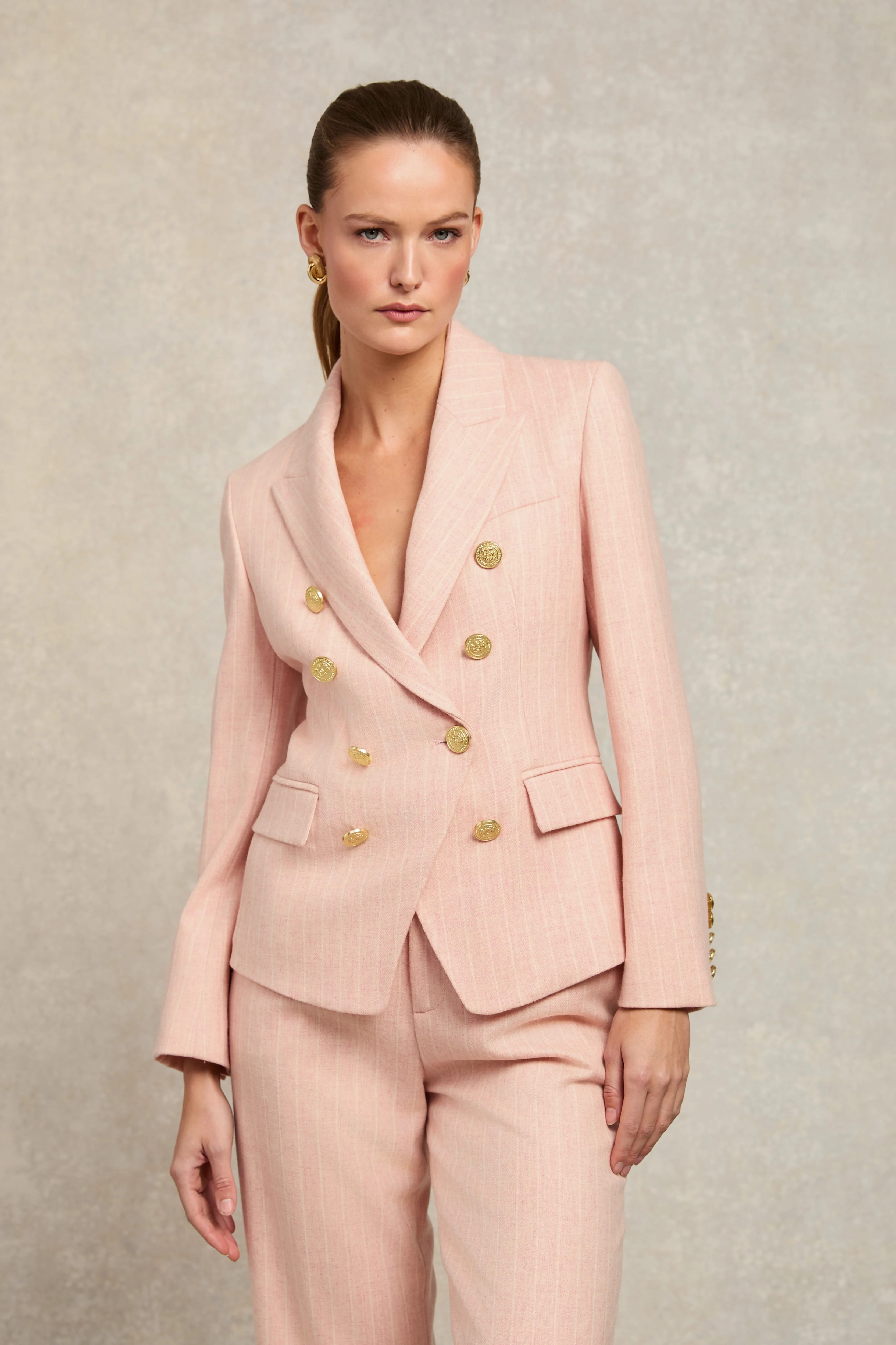 Knightsbridge Blazer (Pink Chalk Pinstripe) - Image 8