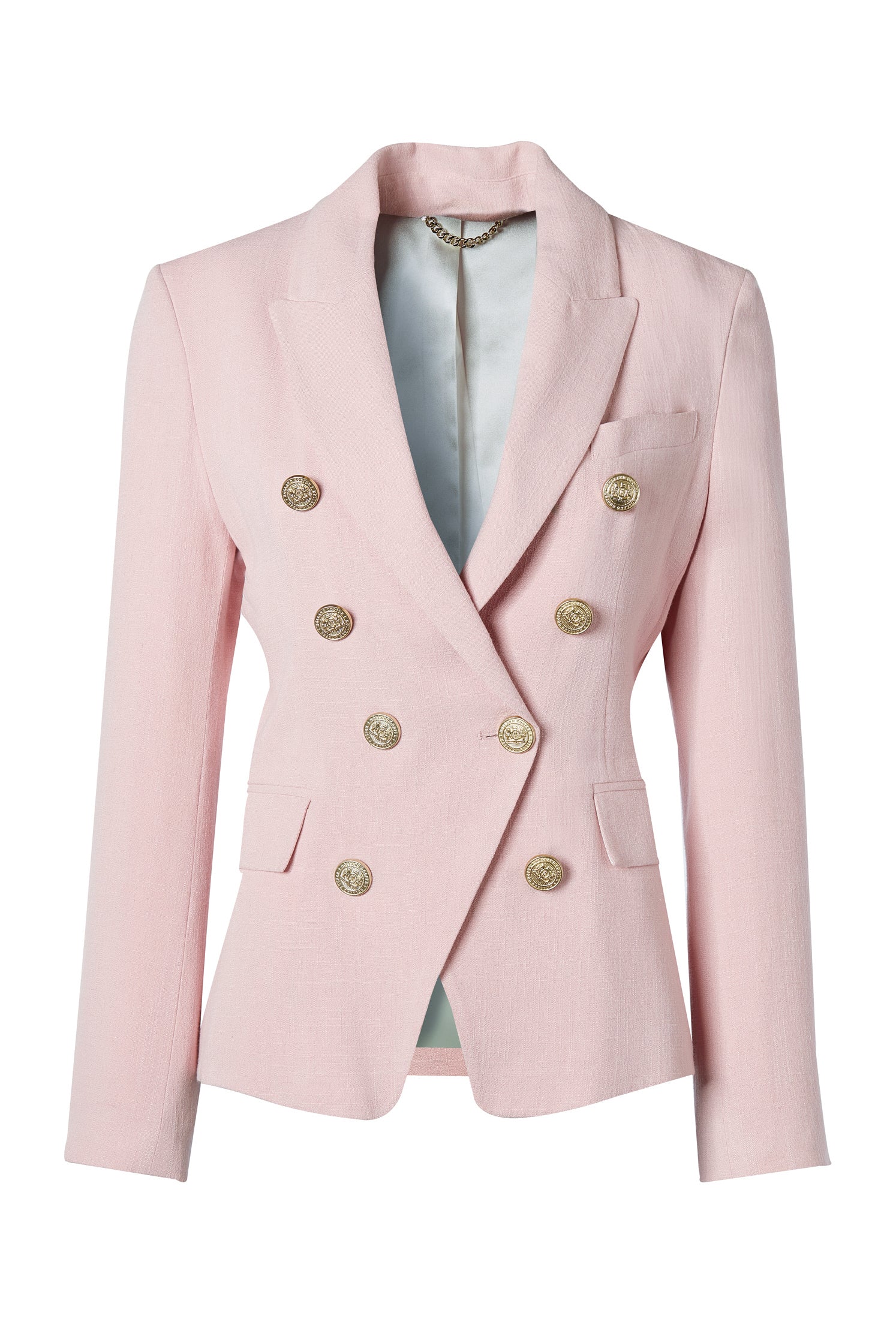Knightsbridge Blazer (Pink Linen) - Image 4