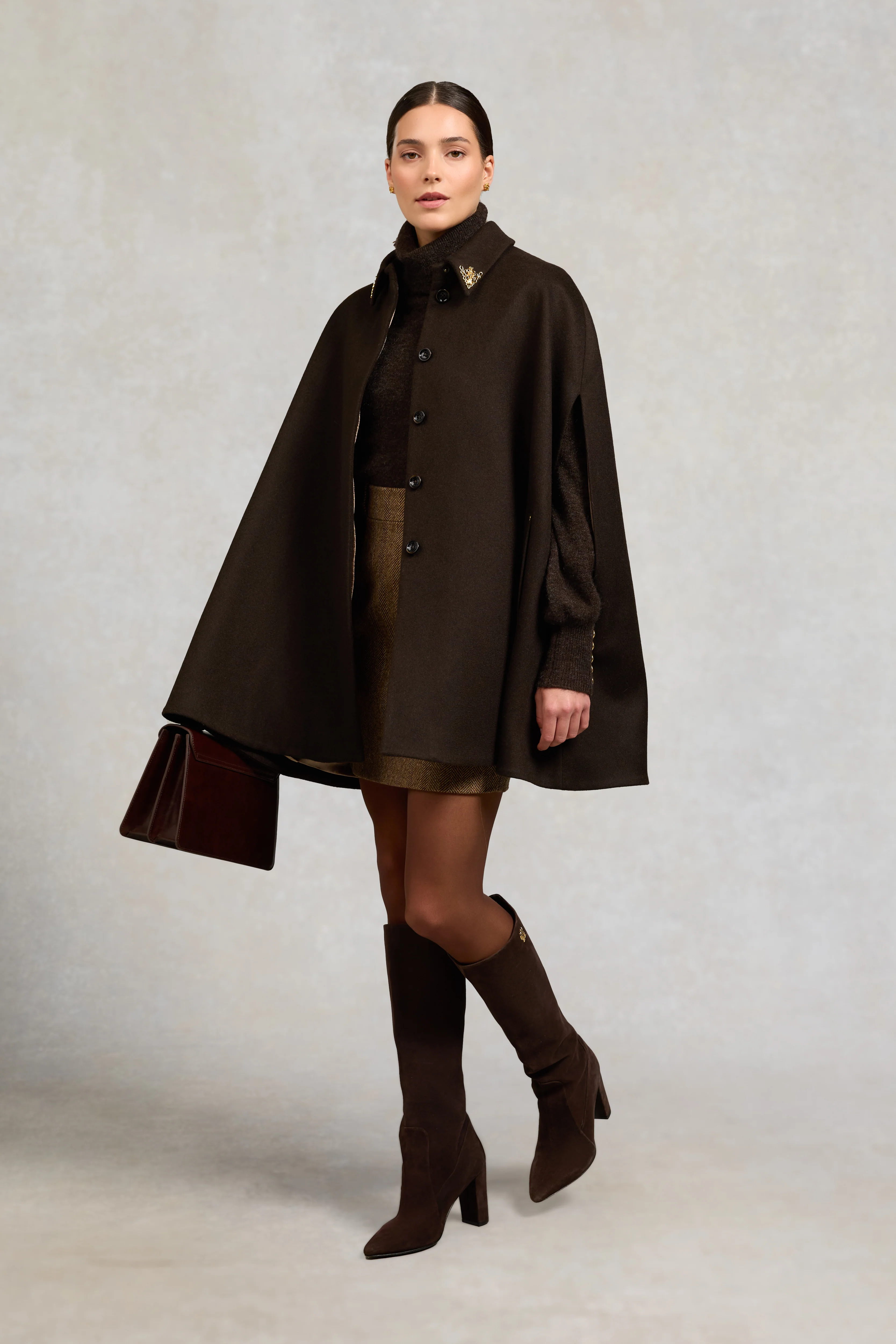 Knightsbridge Cape (Chocolate) - Image 2