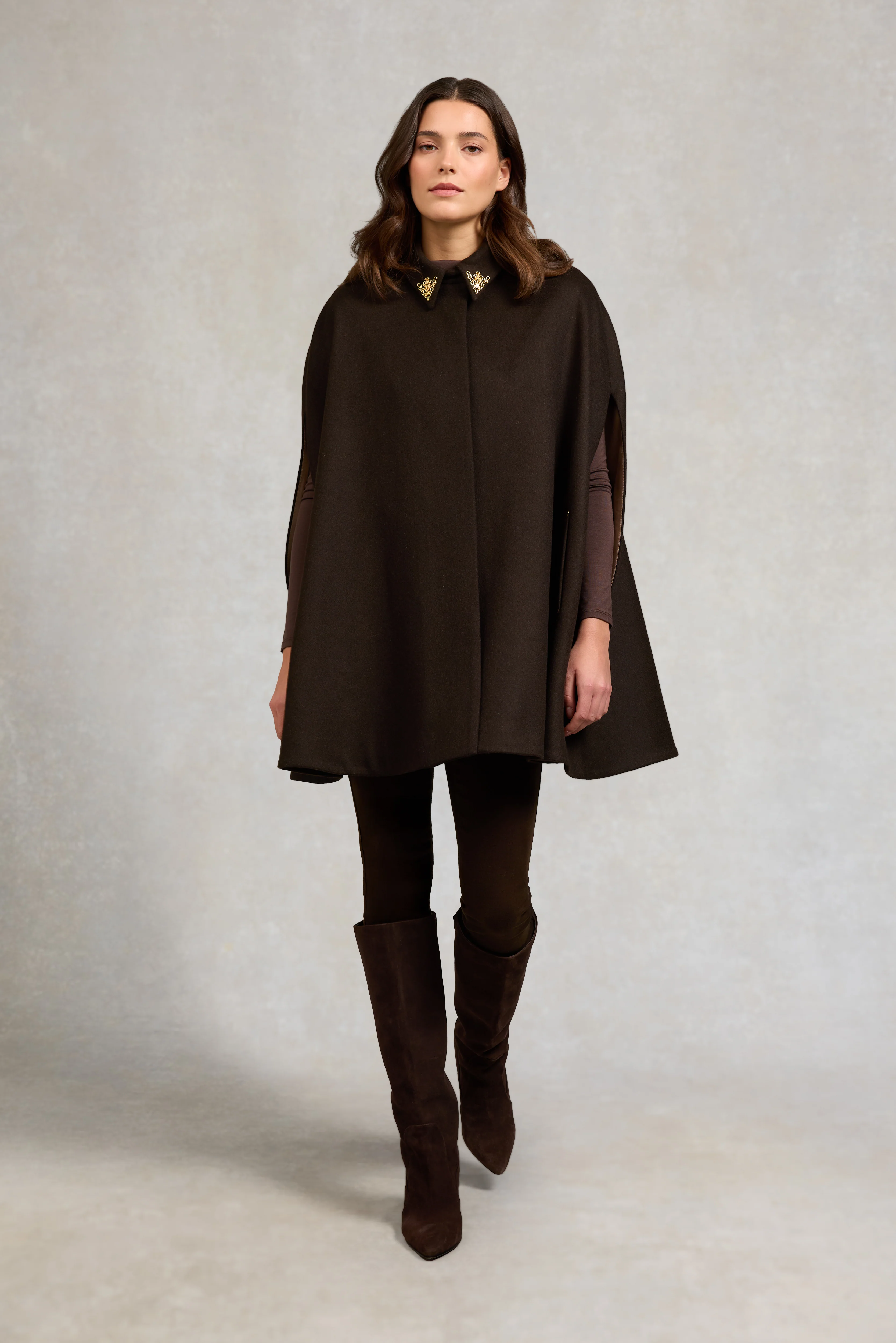 Knightsbridge Cape (Chocolate) - Image 3