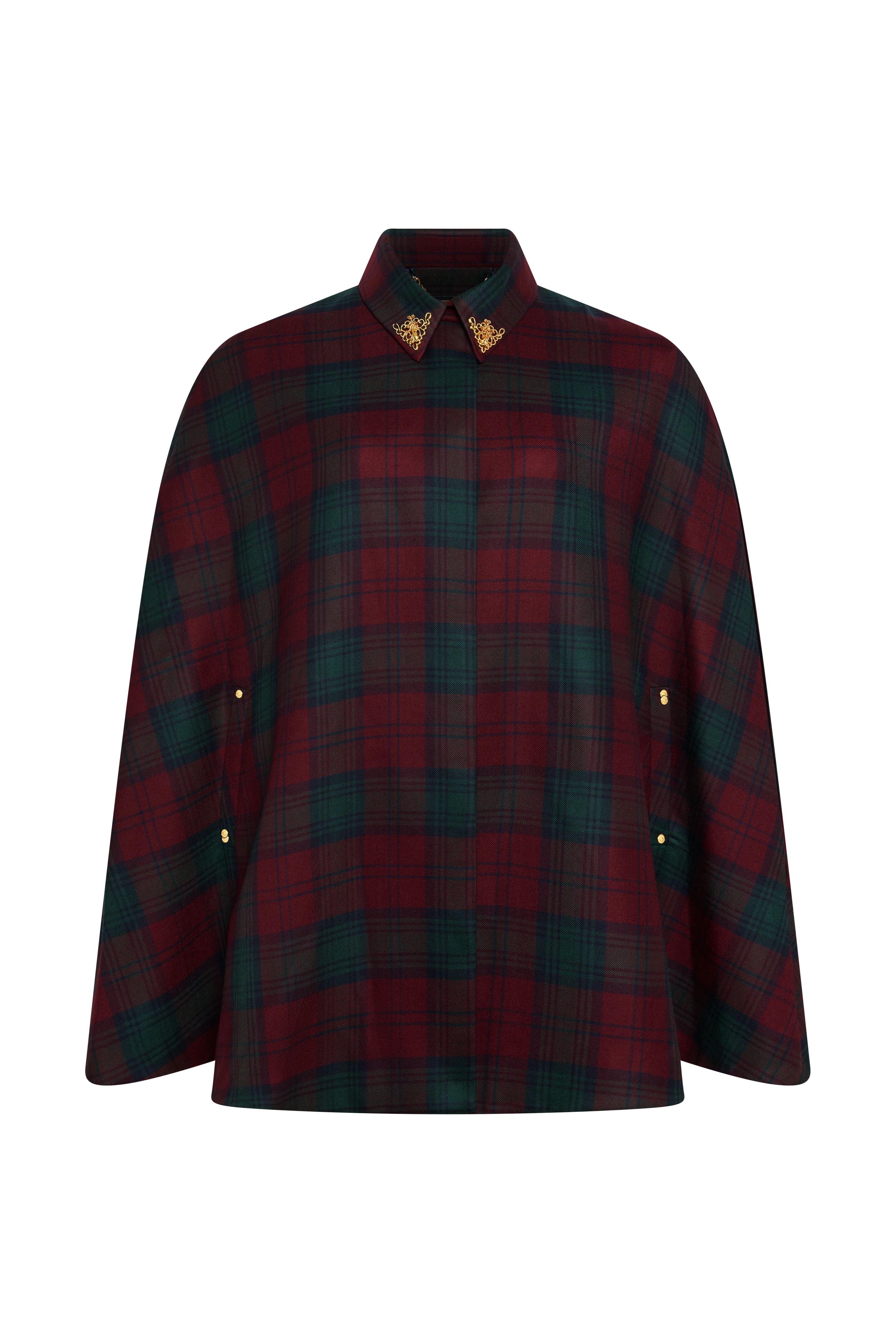 Knightsbridge Cape (Mulberry Tartan) - Image 4