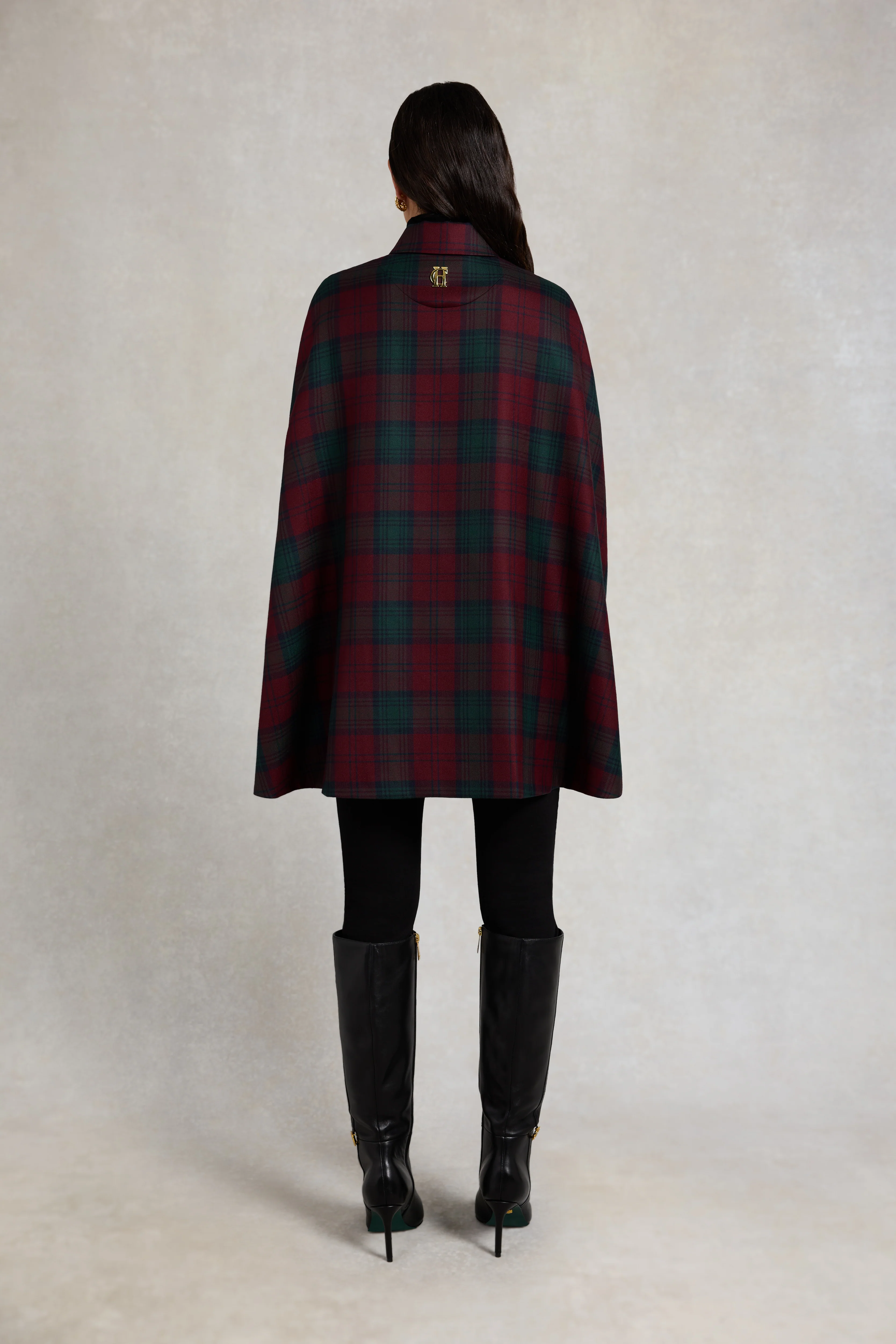 Knightsbridge Cape (Mulberry Tartan) - Image 5