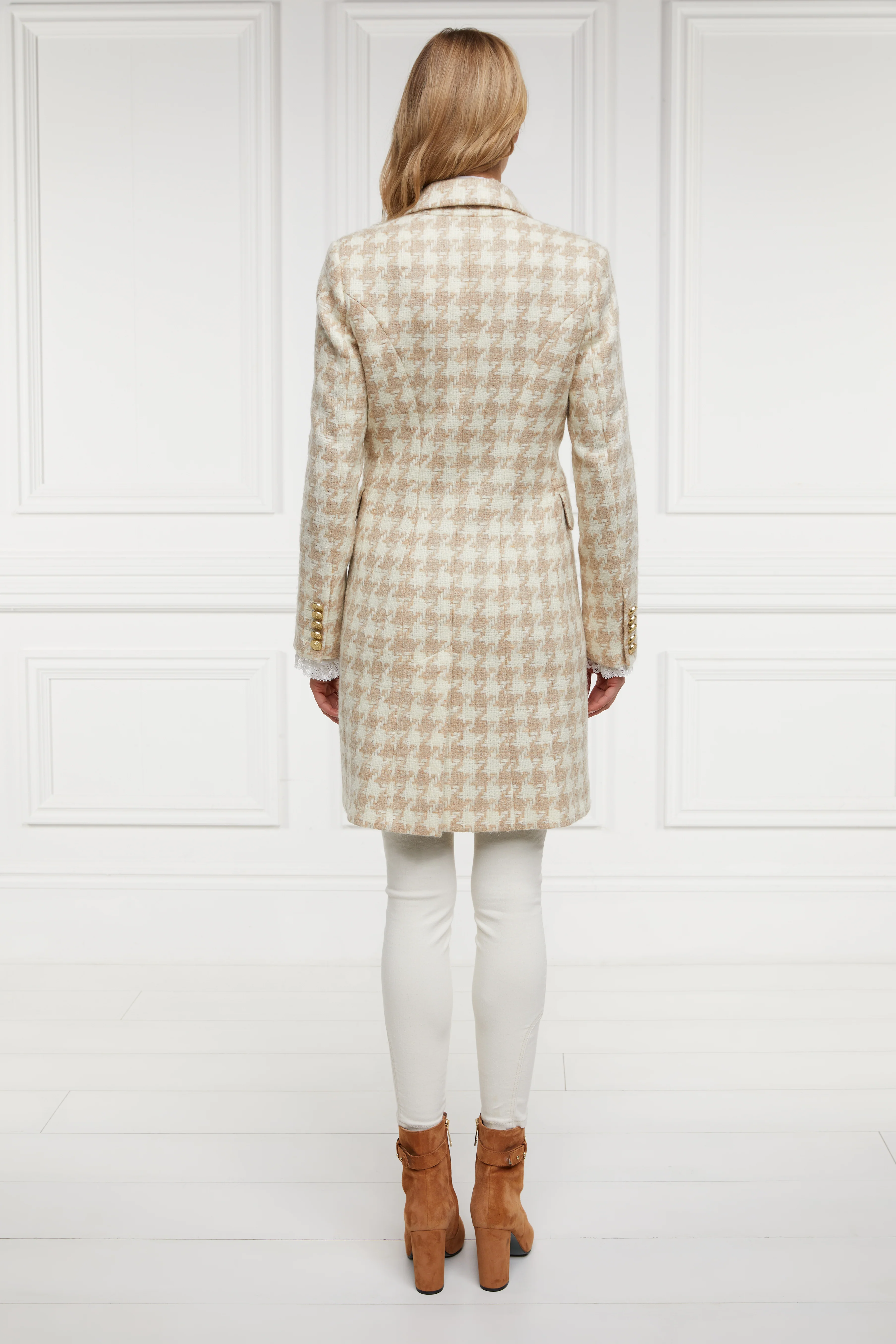 Knightsbridge Coat (Camel Houndstooth) - Image 4