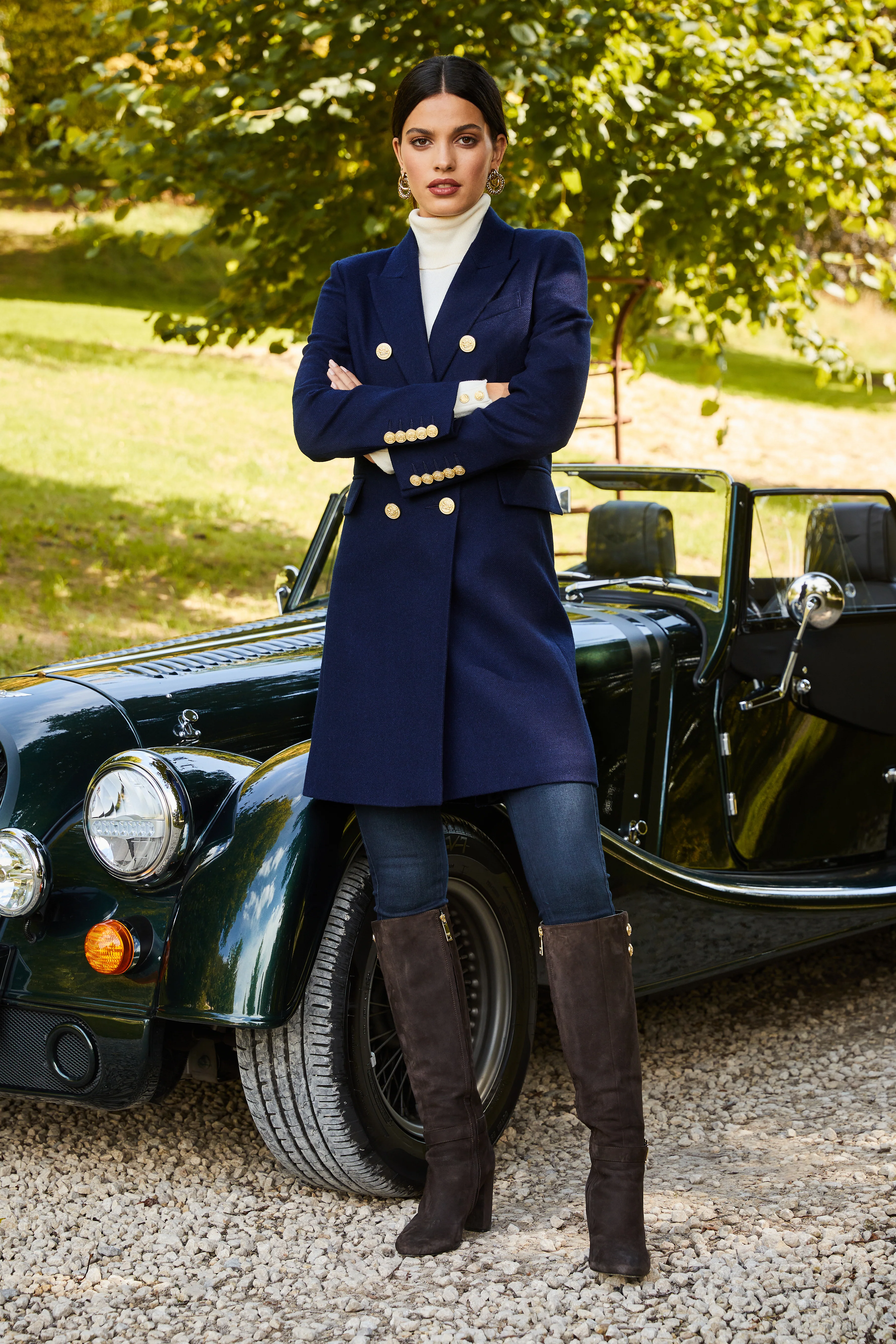 Knightsbridge Coat (Navy) - Image 3