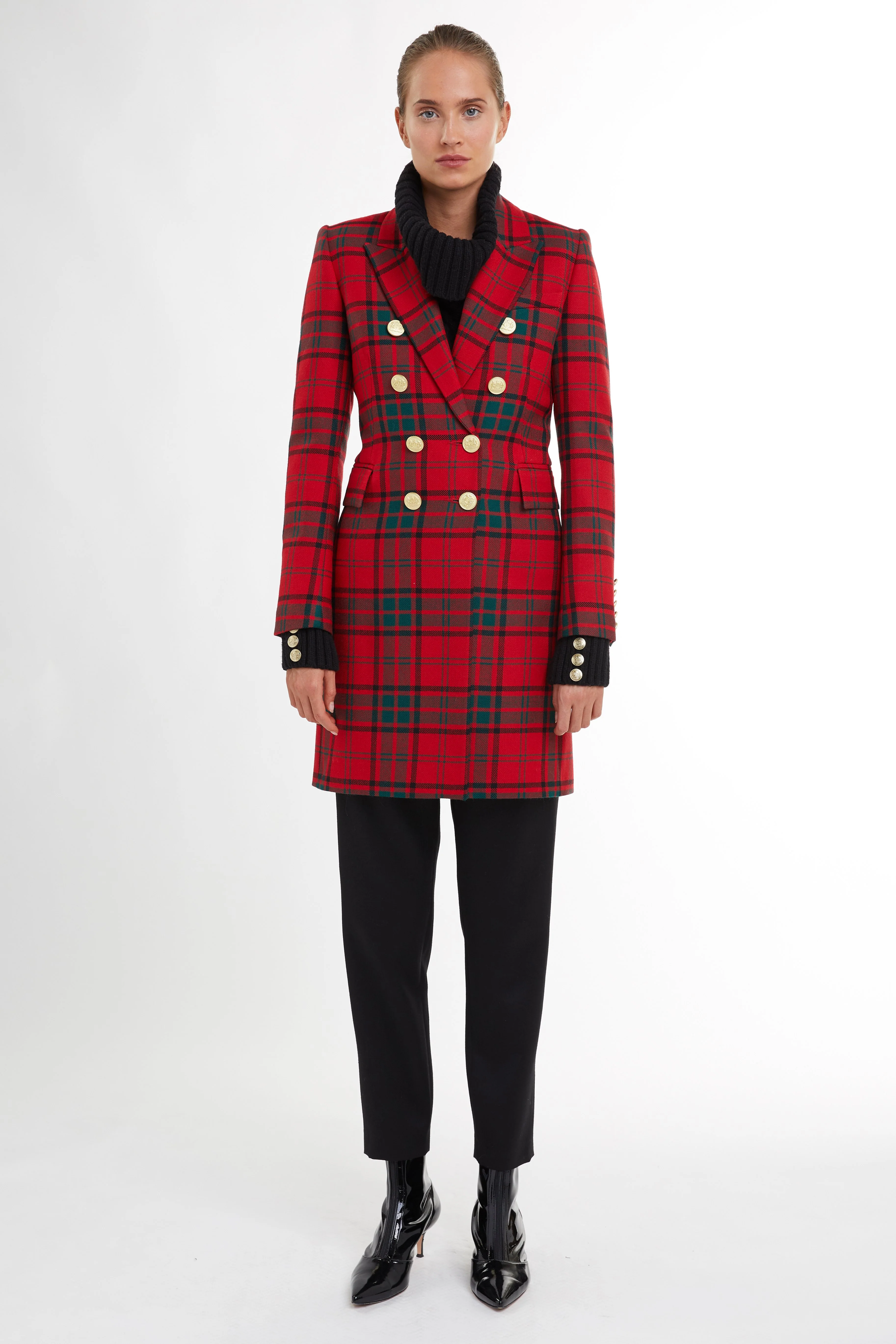 Knightsbridge Coat (Red Tartan) - Image 2