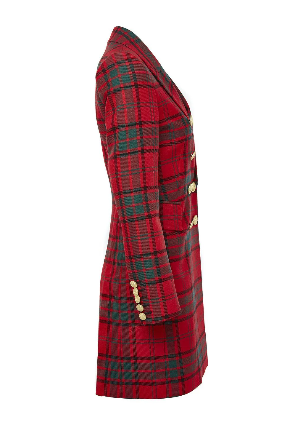 Knightsbridge Coat (Red Tartan) - Image 5
