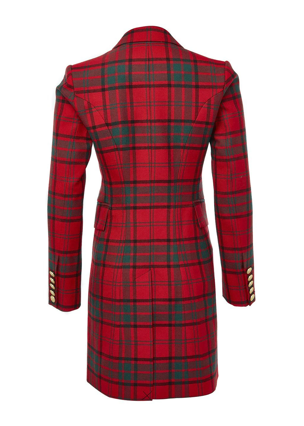 Knightsbridge Coat (Red Tartan) - Image 6
