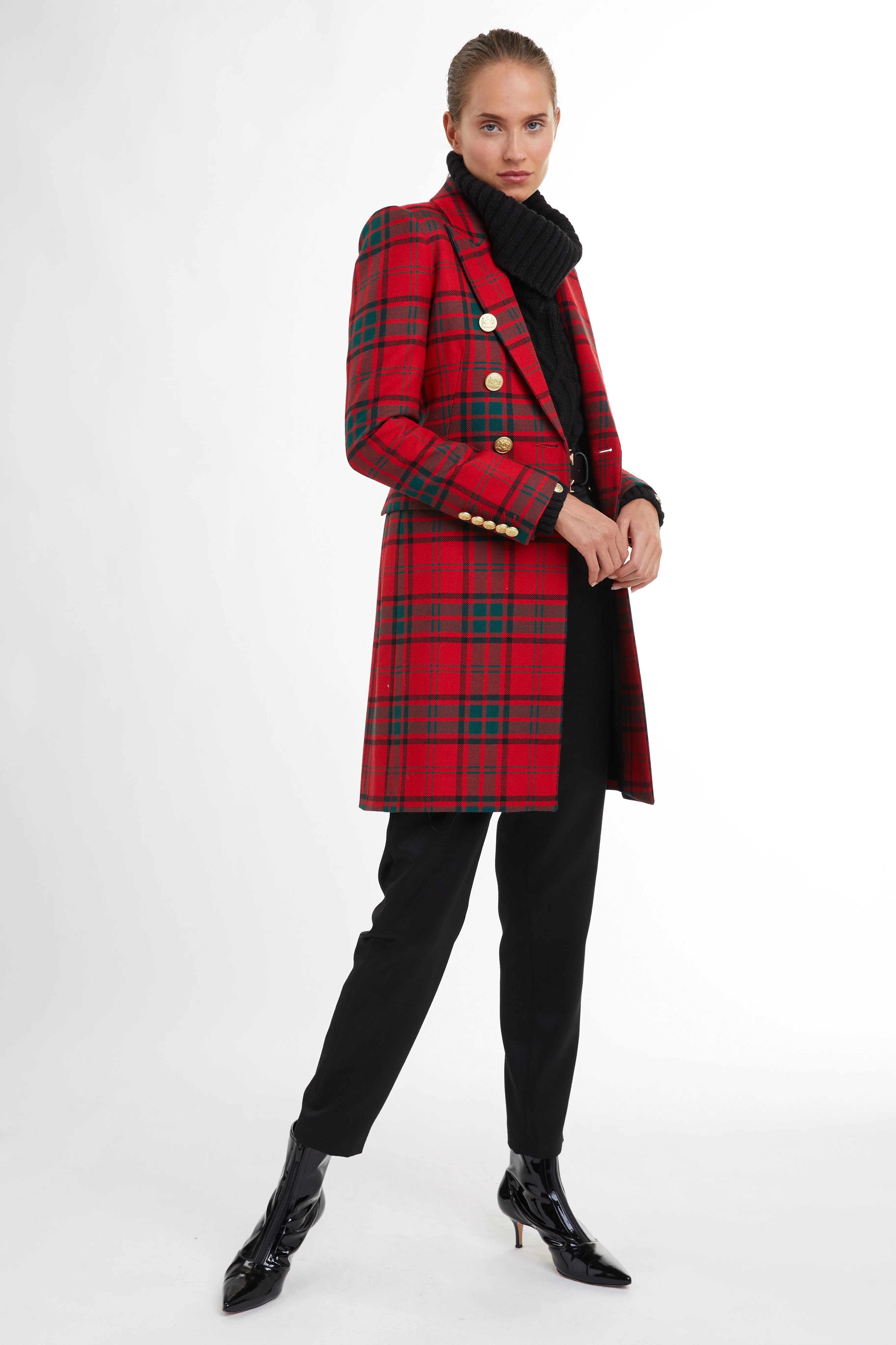 Knightsbridge Coat (Red Tartan) - Image 8