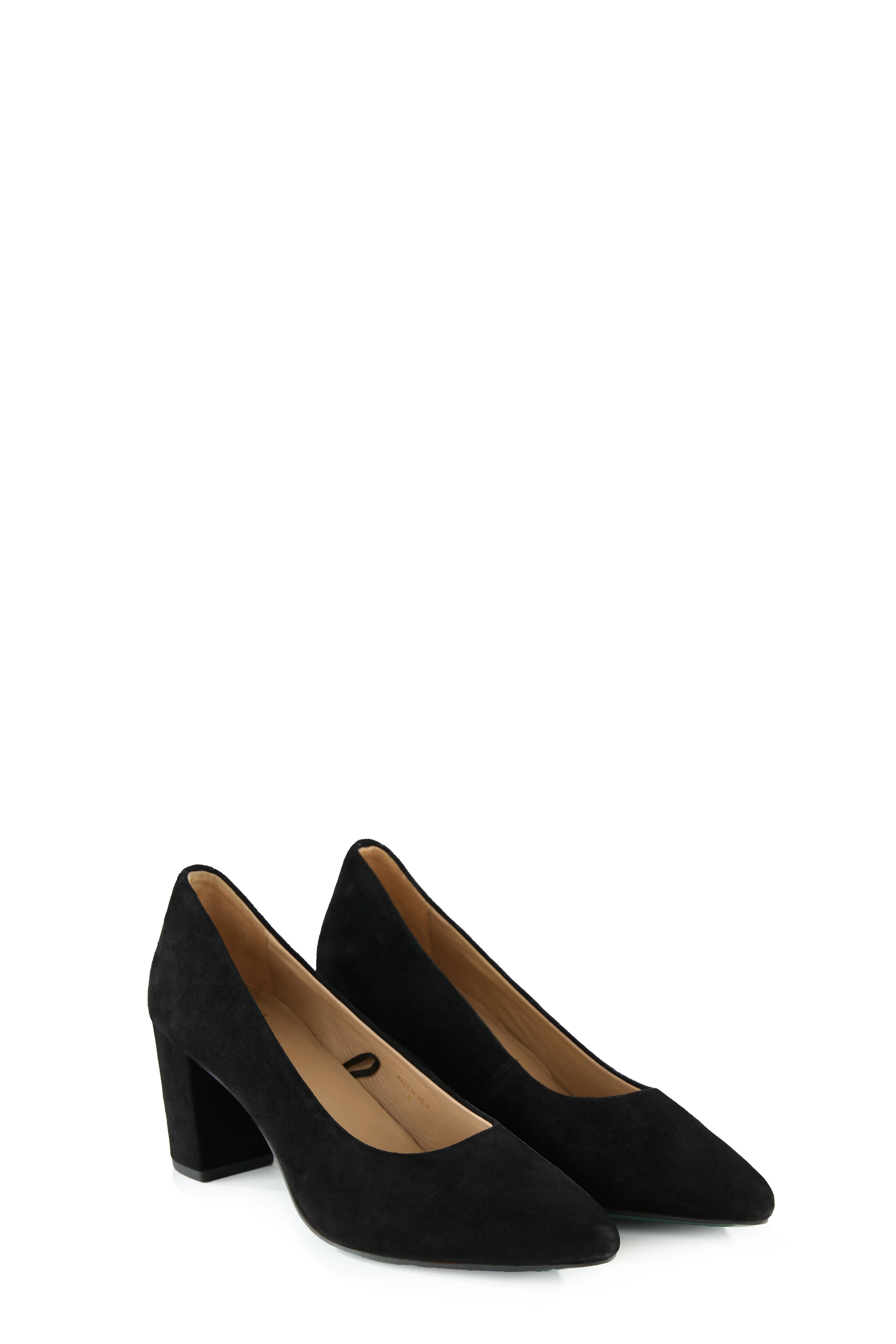 Knightsbridge Court Shoe (Black Suede) - Image 3