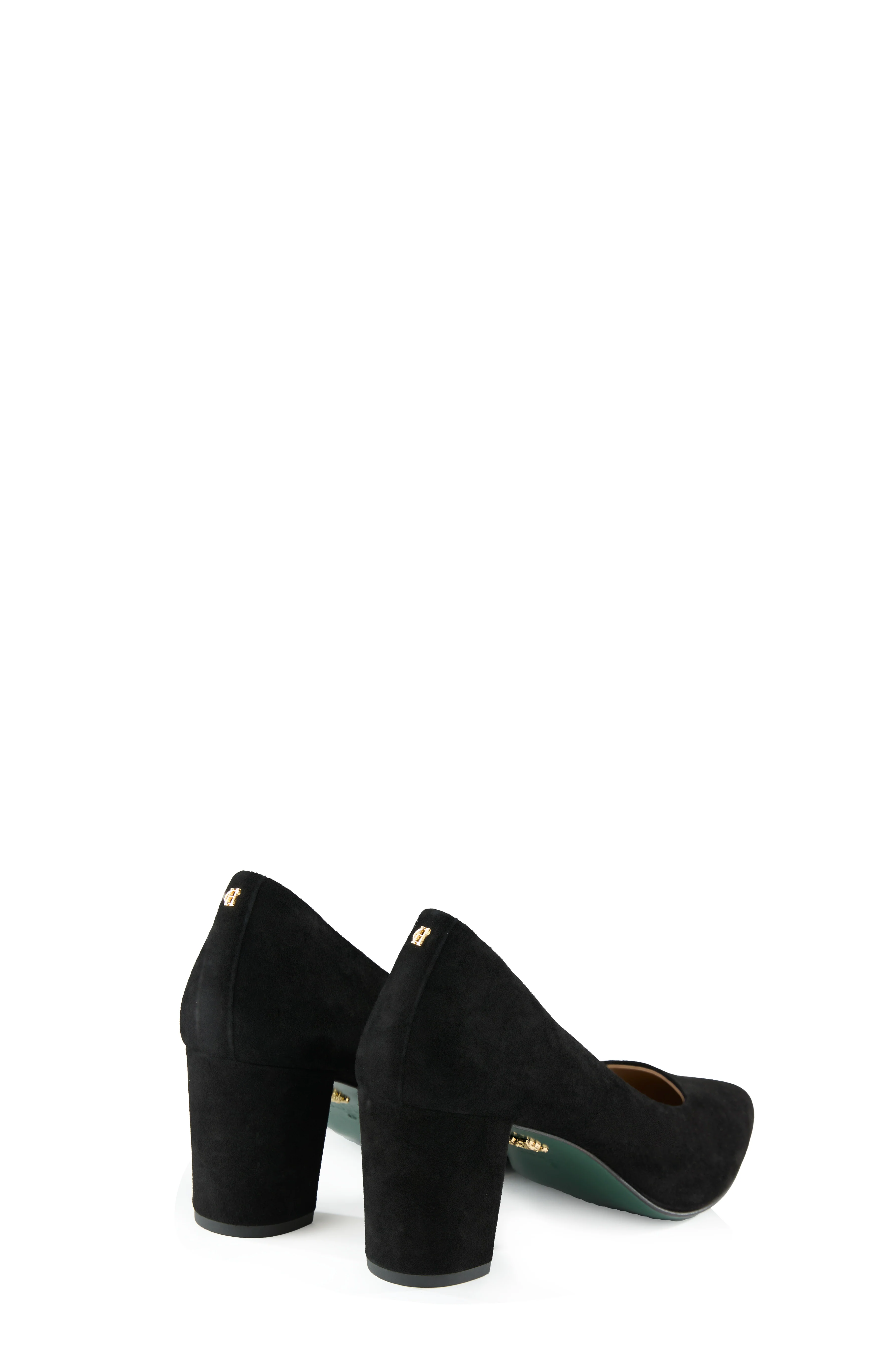 Knightsbridge Court Shoe (Black Suede) - Image 6