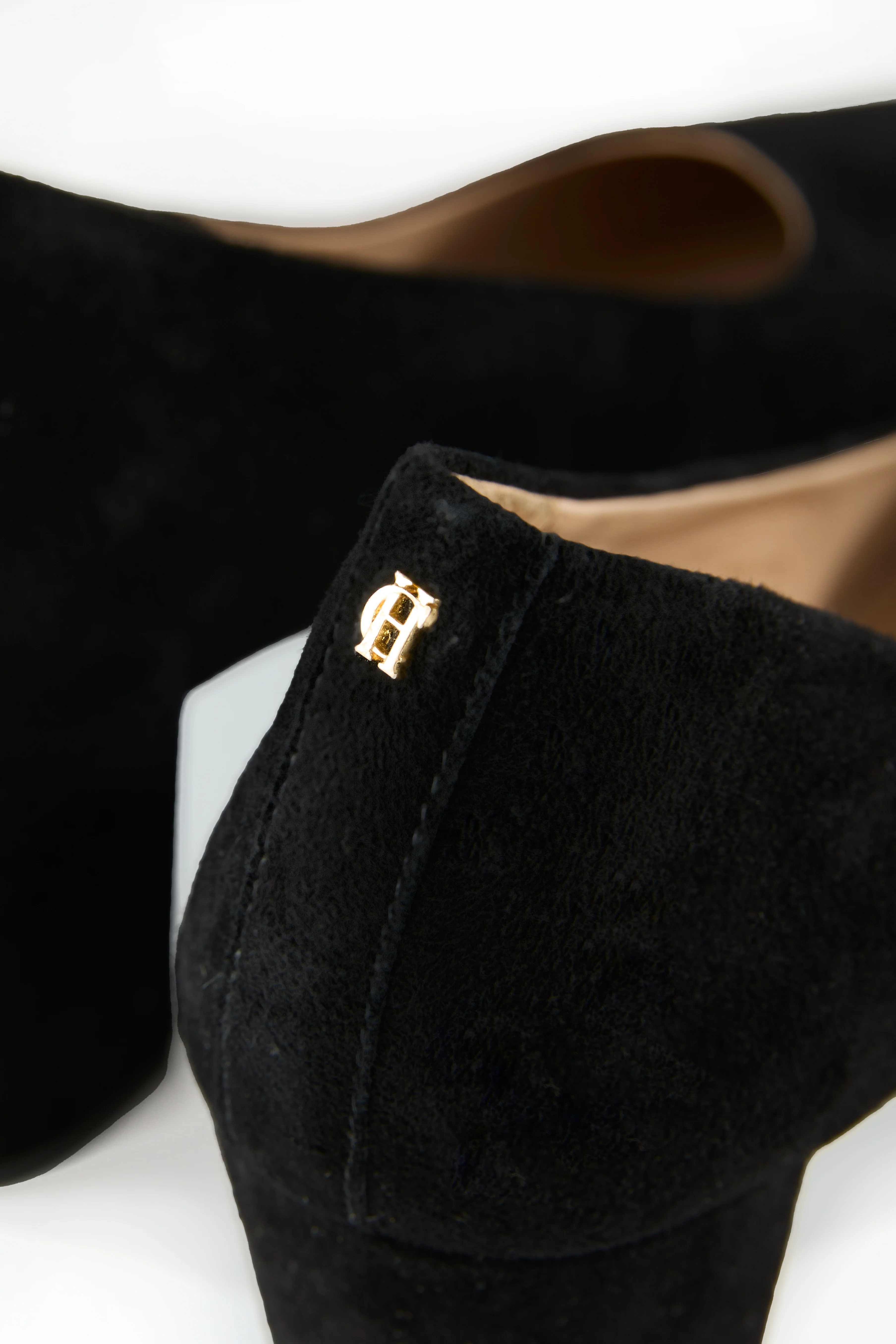 Knightsbridge Court Shoe (Black Suede) - Image 9
