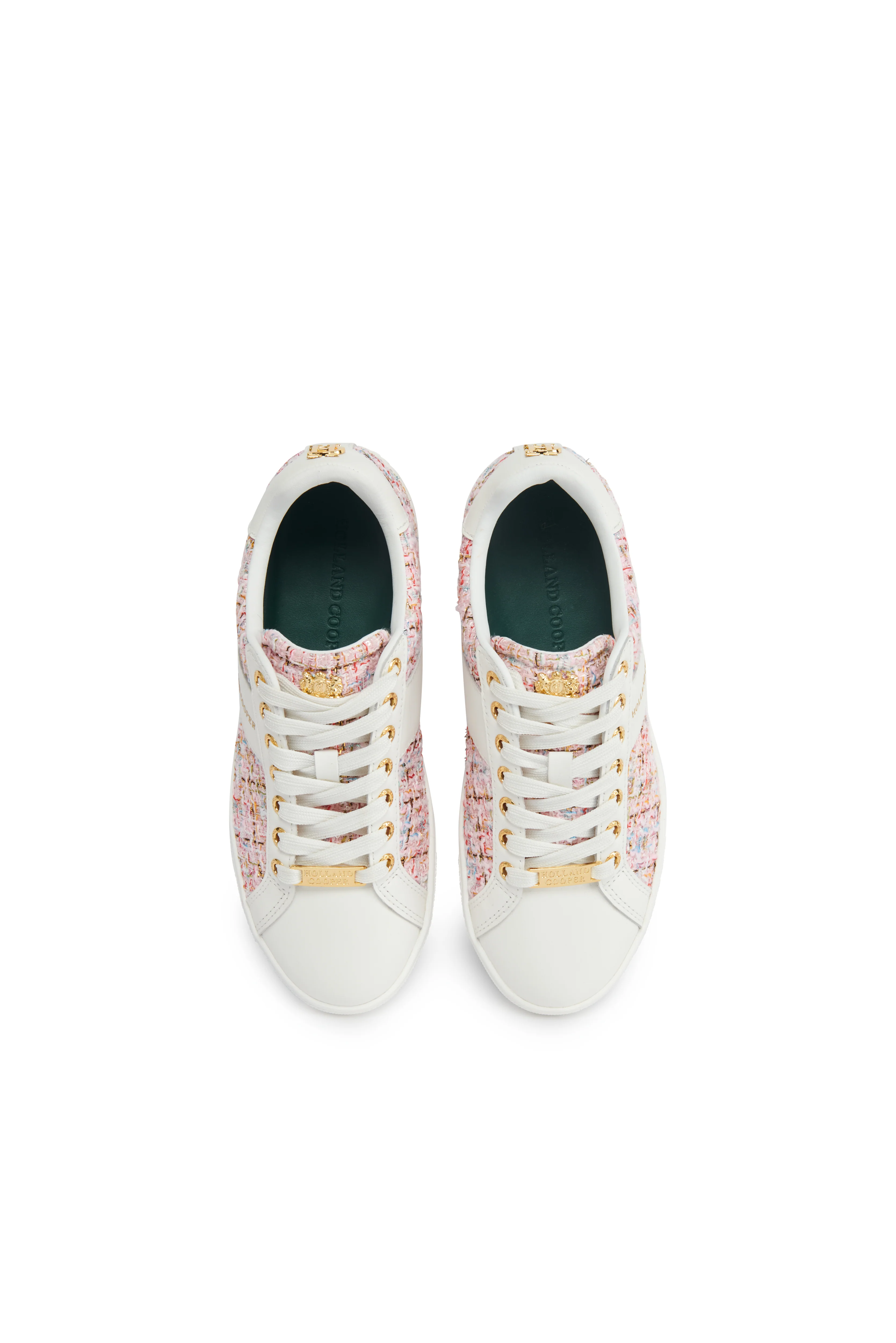 Knightsbridge Court Trainer (Pink Sparkle Boucle) - Image 4