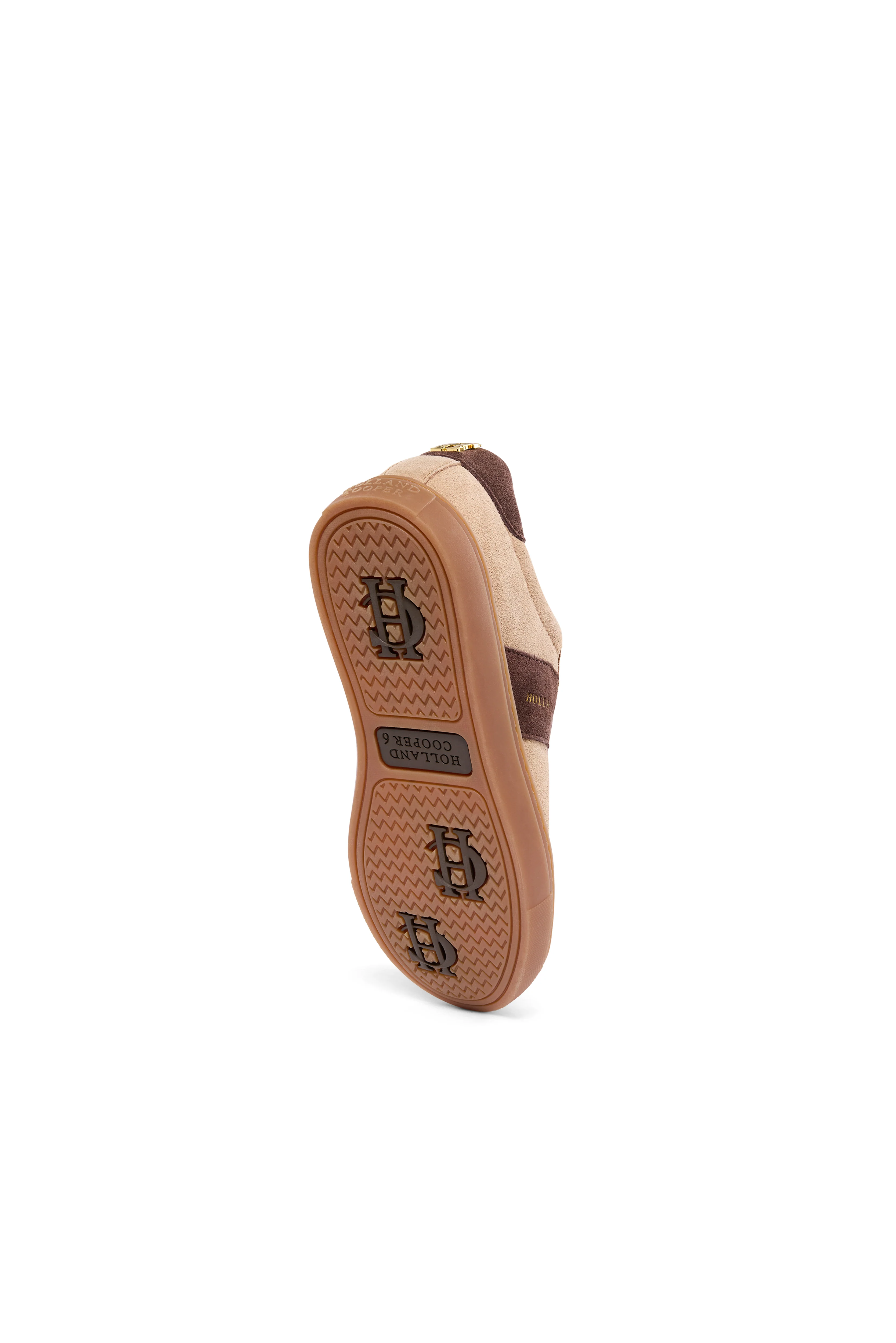 Knightsbridge Court Trainer (Taupe Dark Chocolate) - Image 7