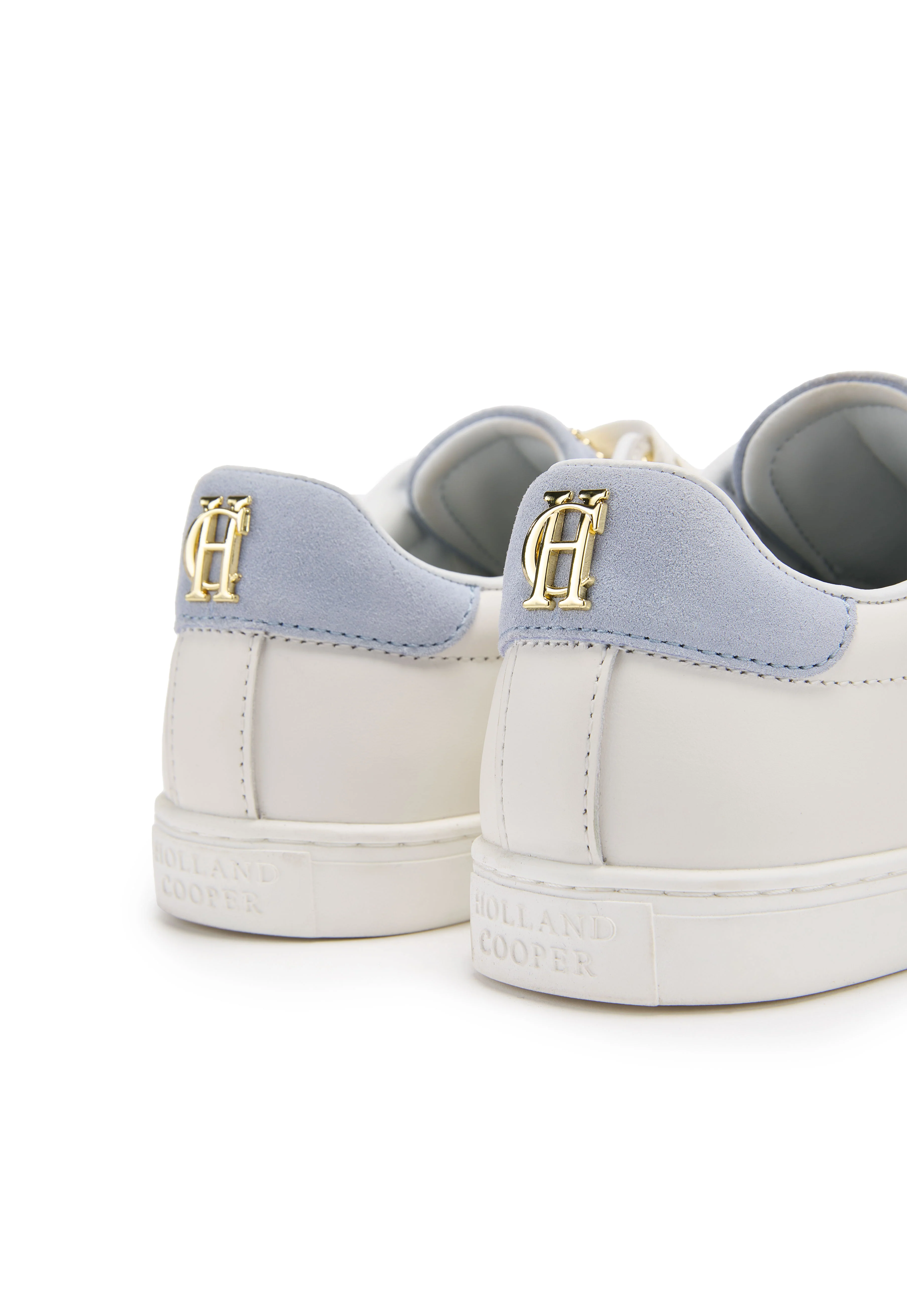 Knightsbridge Court Trainer (White Smokey Blue) - Image 6
