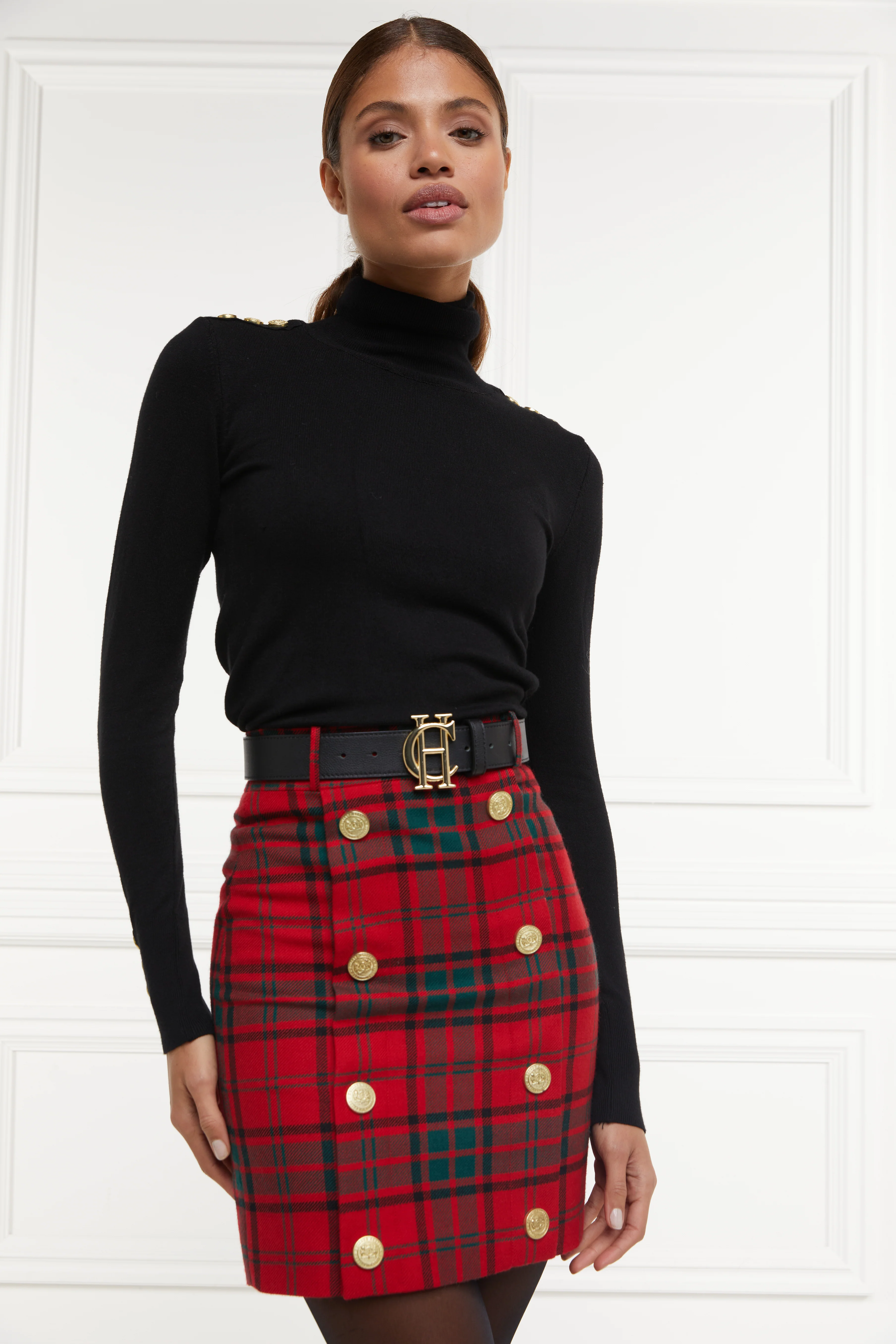 Knightsbridge Skirt (Red Tartan) - Image 6