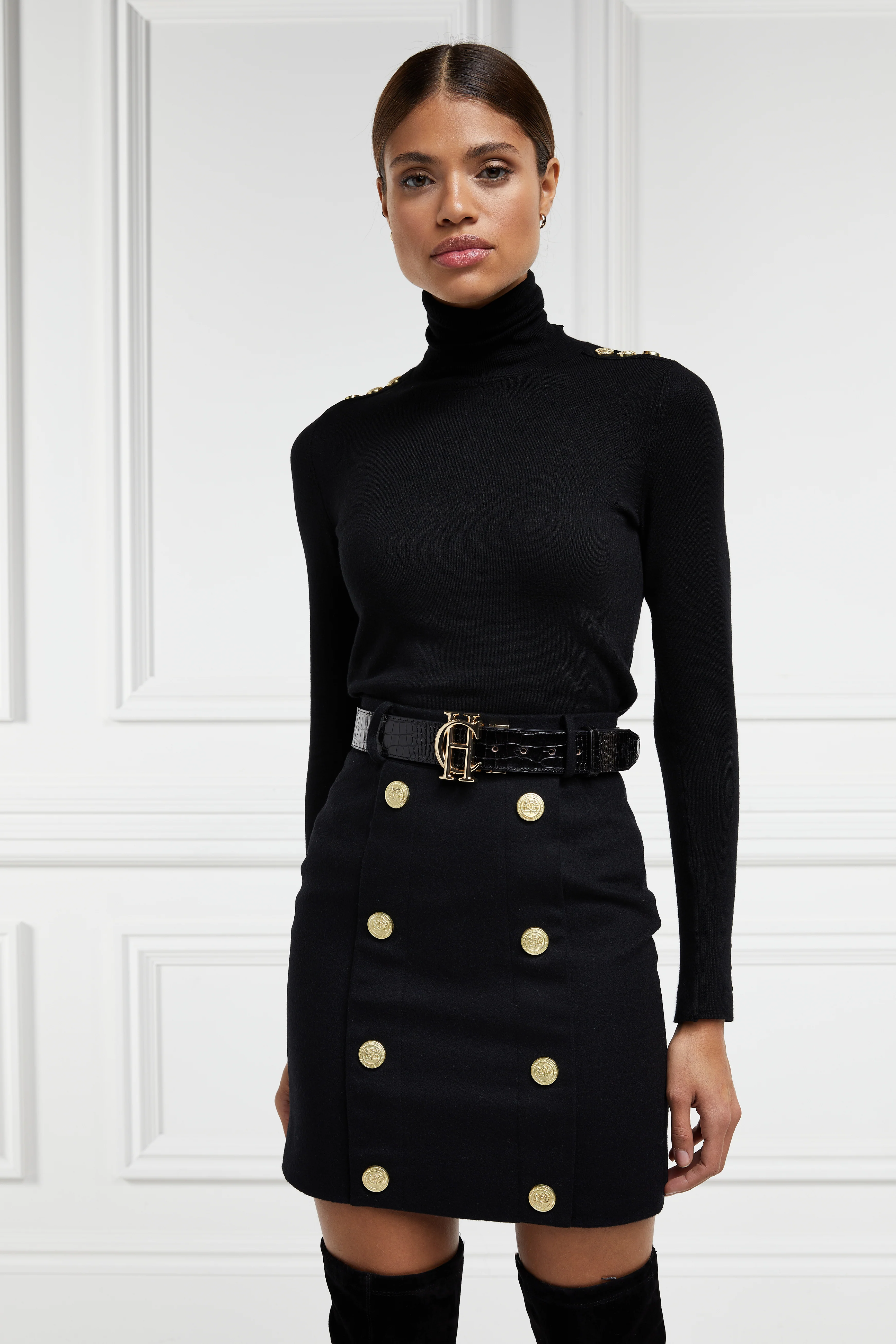 Knightsbridge Skirt (Soft Black) - Image 10