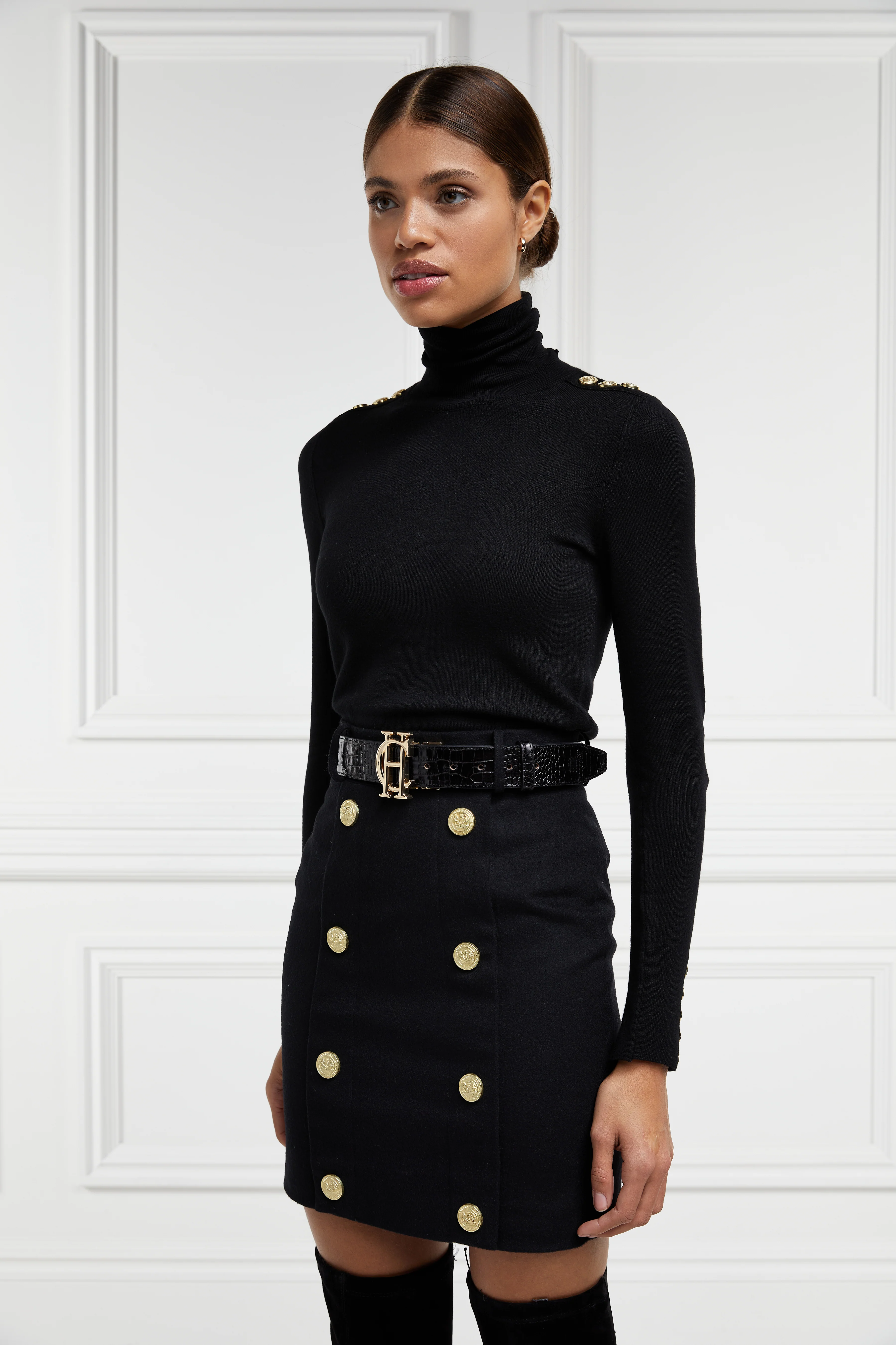 Knightsbridge Skirt (Soft Black) - Image 6