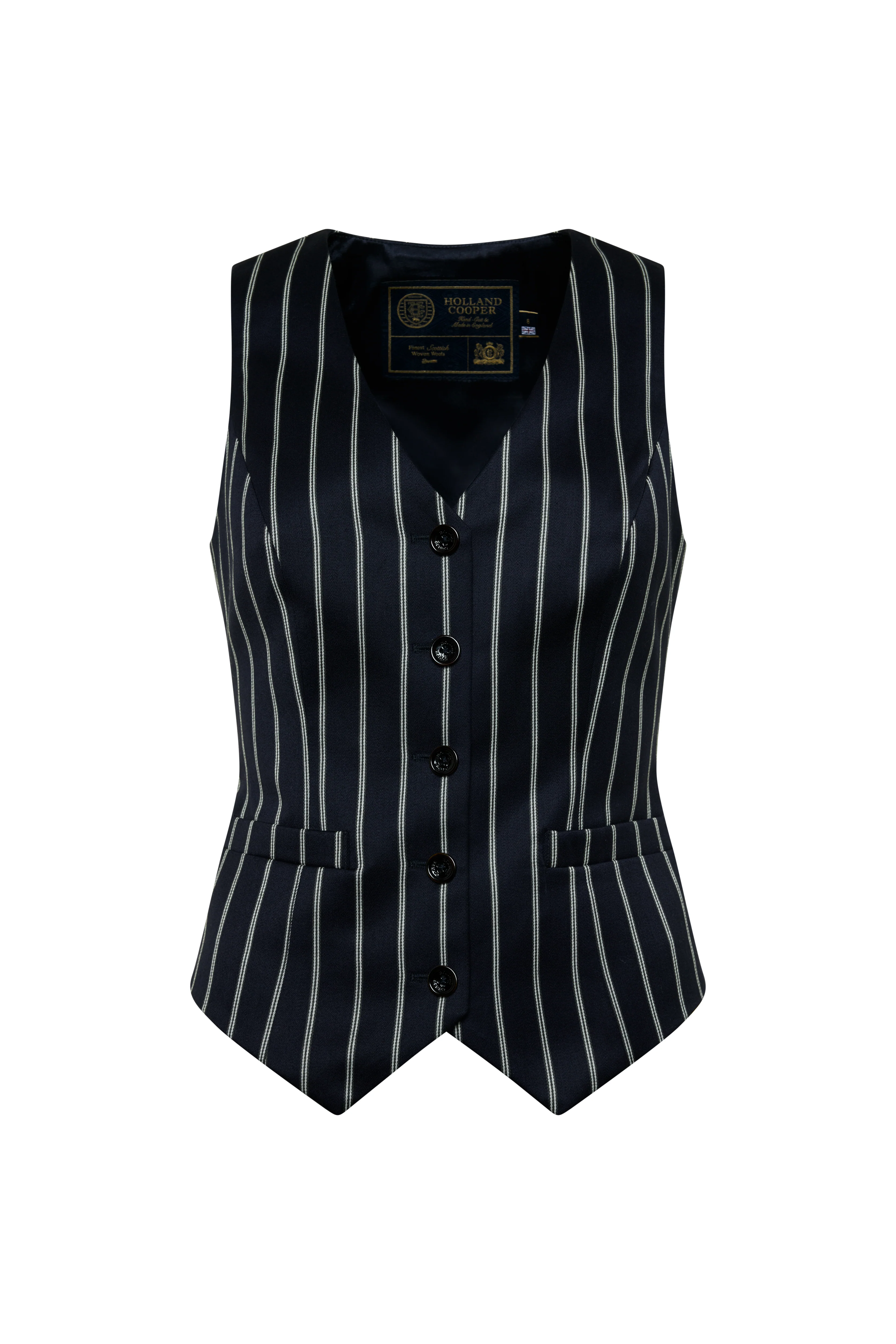 Laura Collett's Navy Wide Stripe Look - Image 3