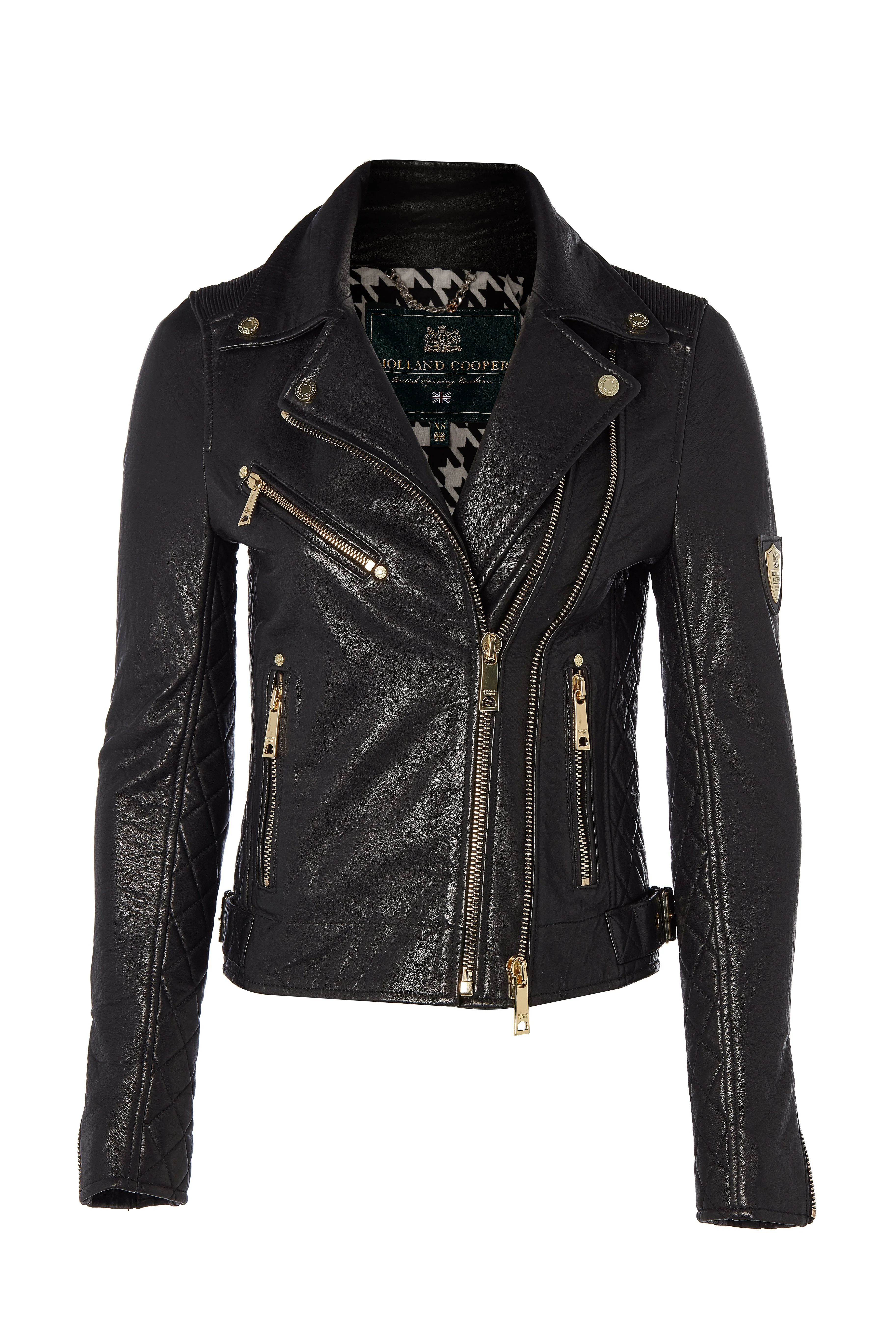 Leather Biker Jacket (Black) - Image 7