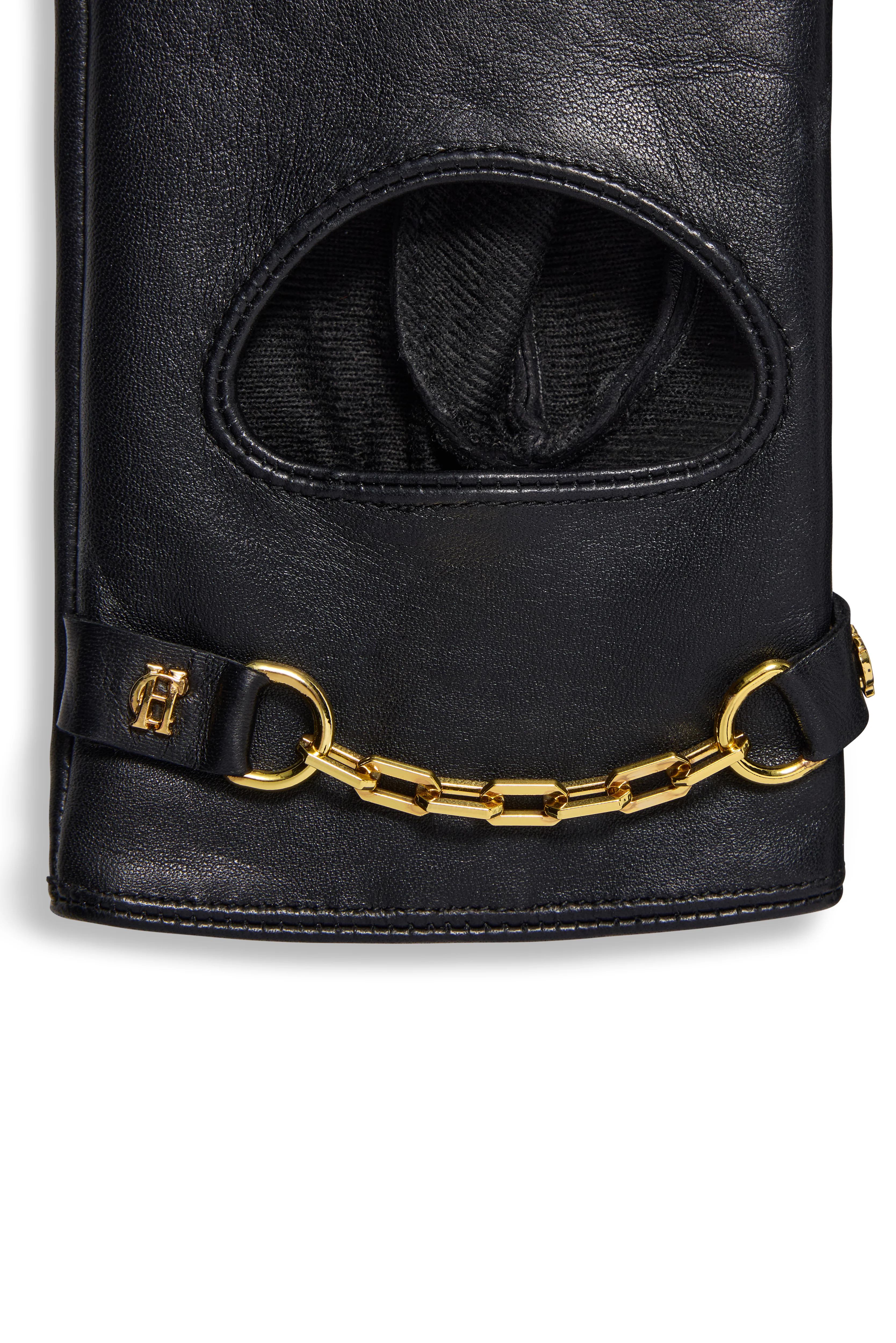 Leather Driving Gloves (Black) - Image 3