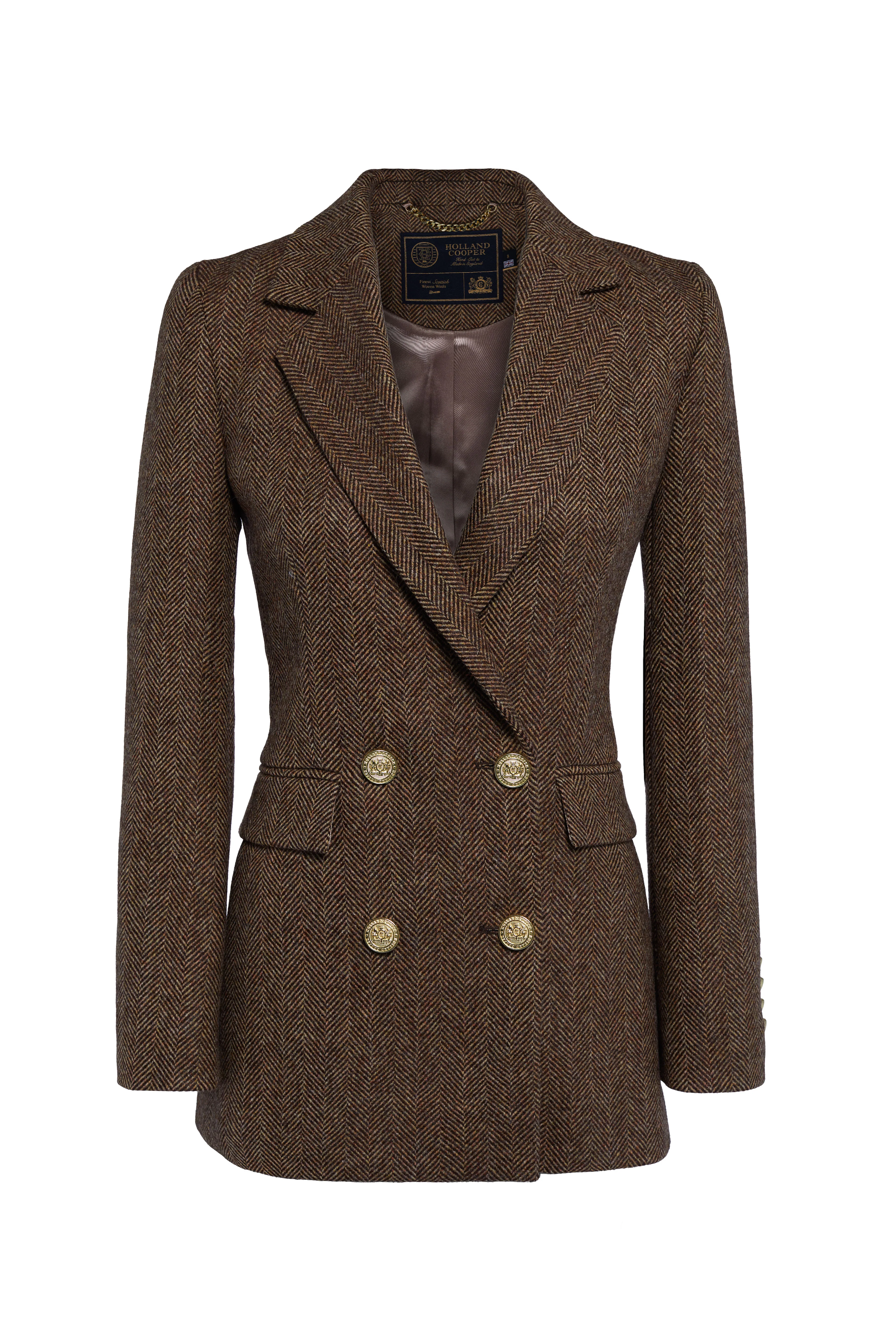 Brown Herringbone Look - Image 2