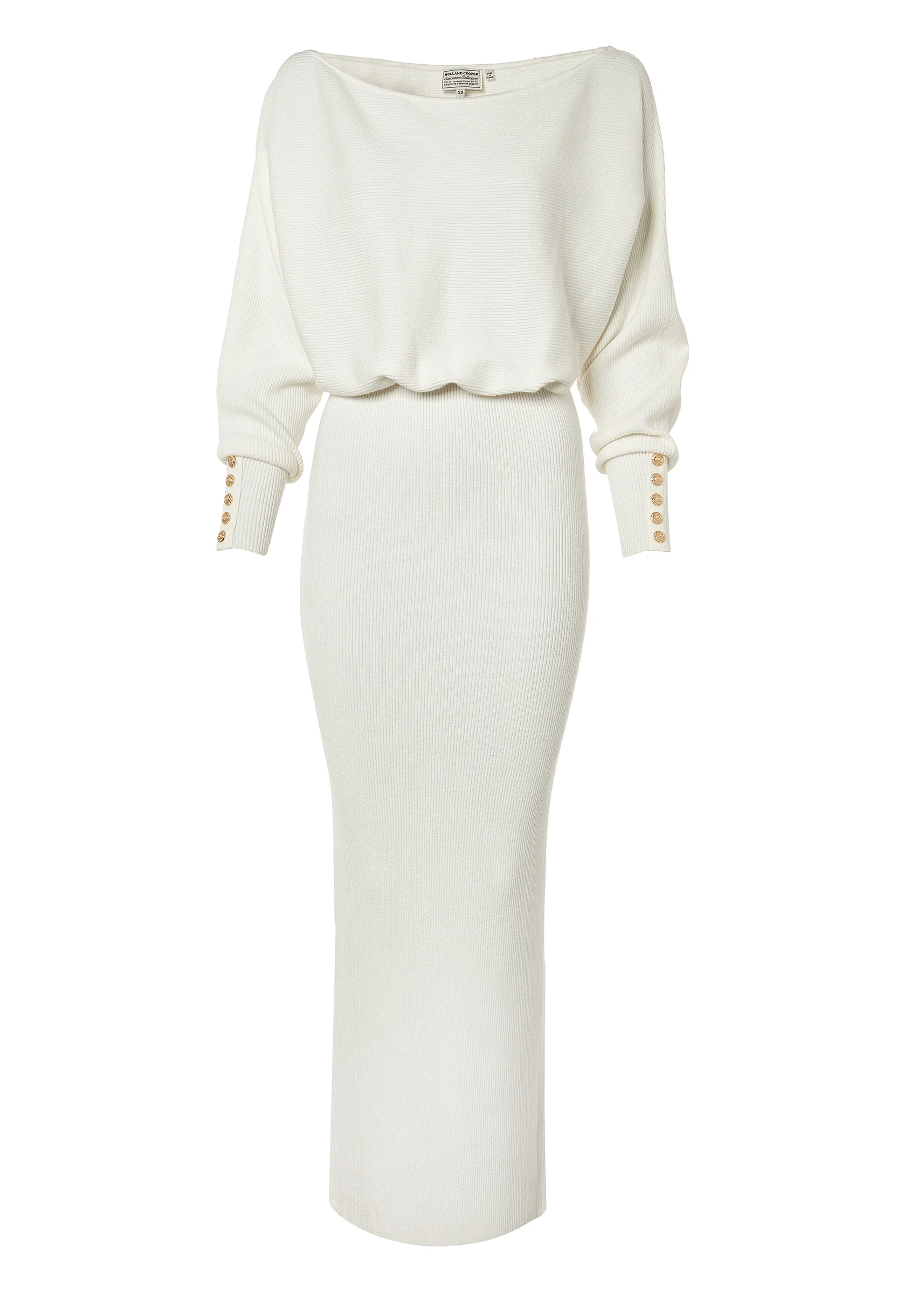 Leyla Knitted Dress (Natural) - Image 4
