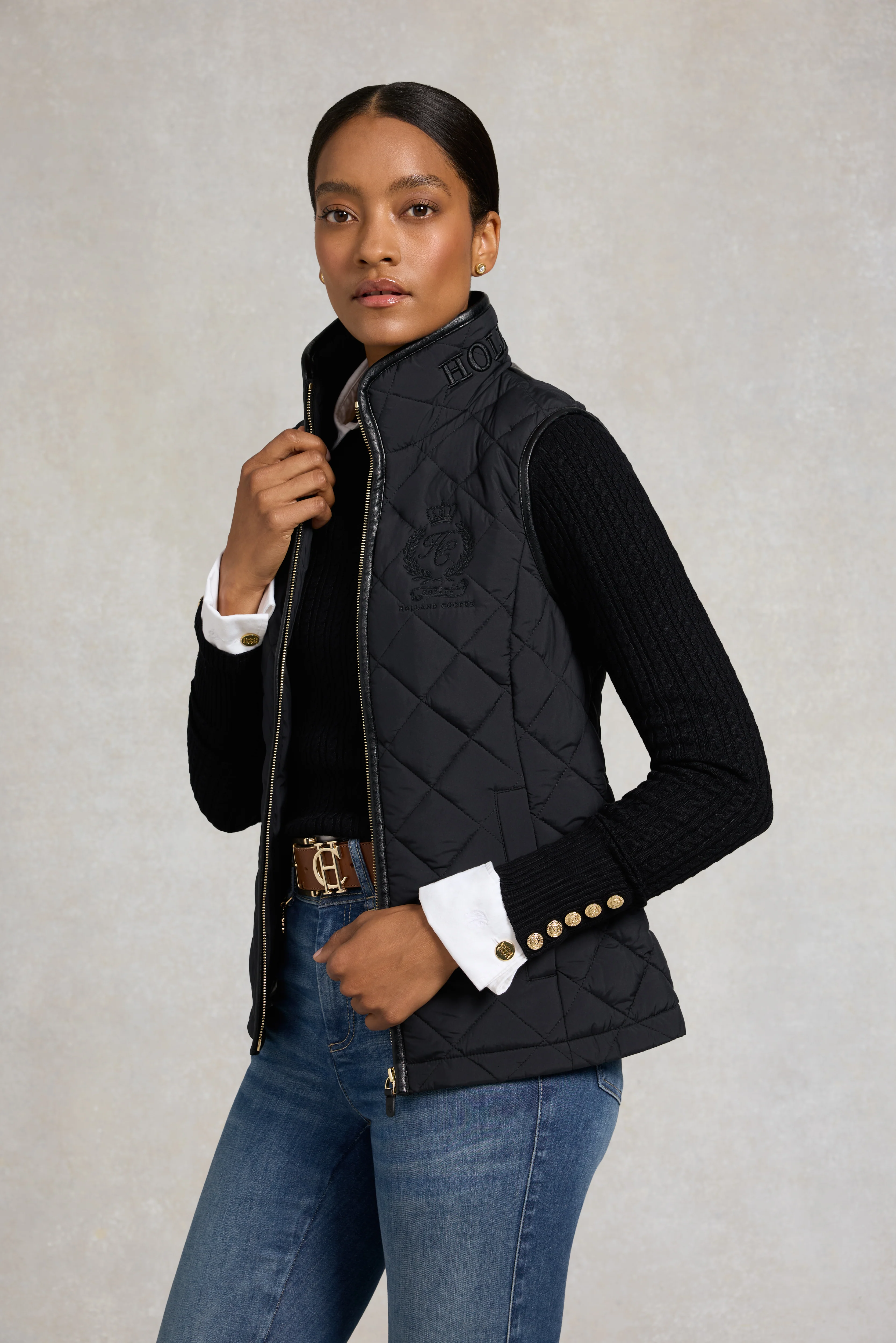 Lightweight Country Gilet (Black) - Image 3
