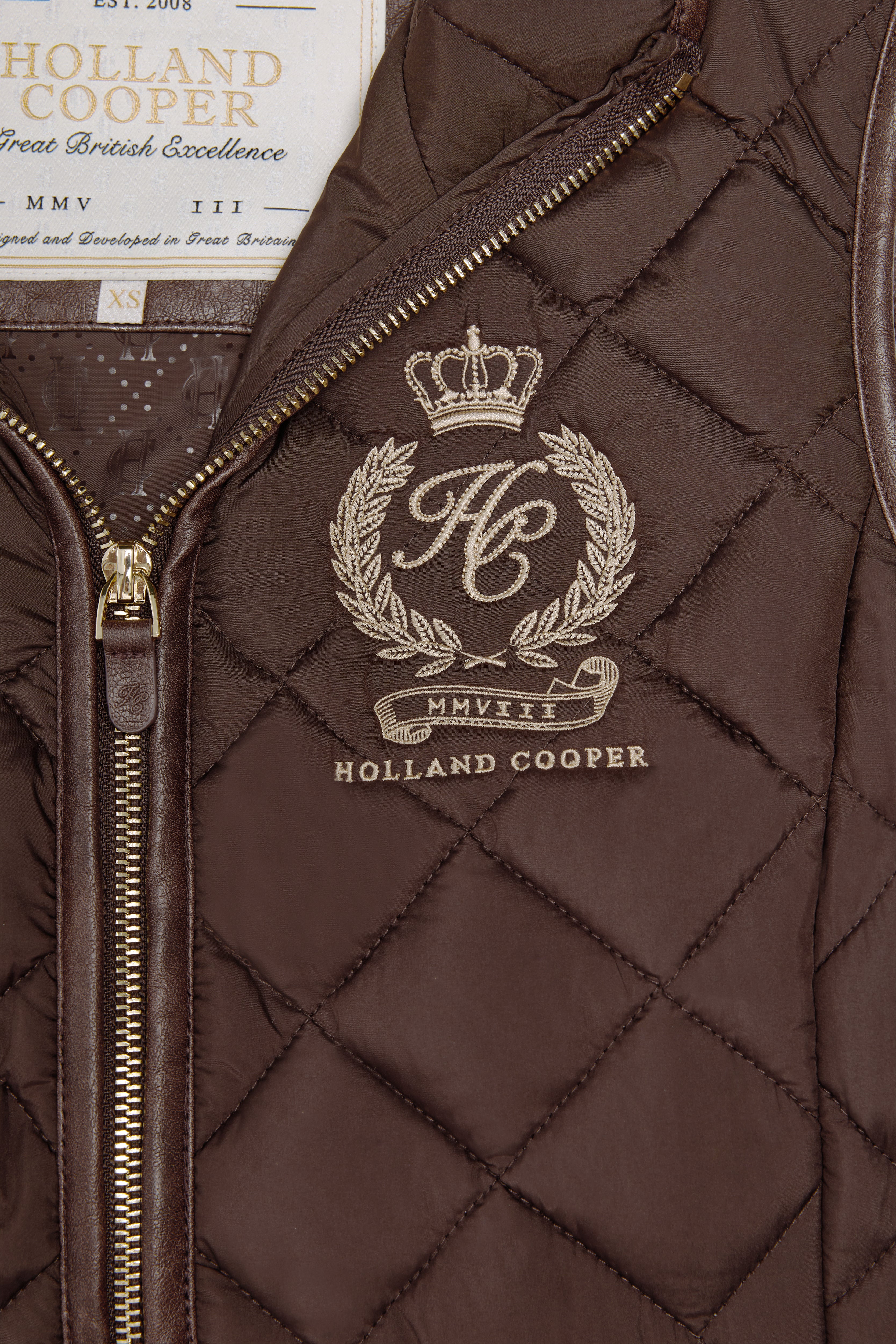 Lightweight Country Gilet (Chocolate) - Image 10