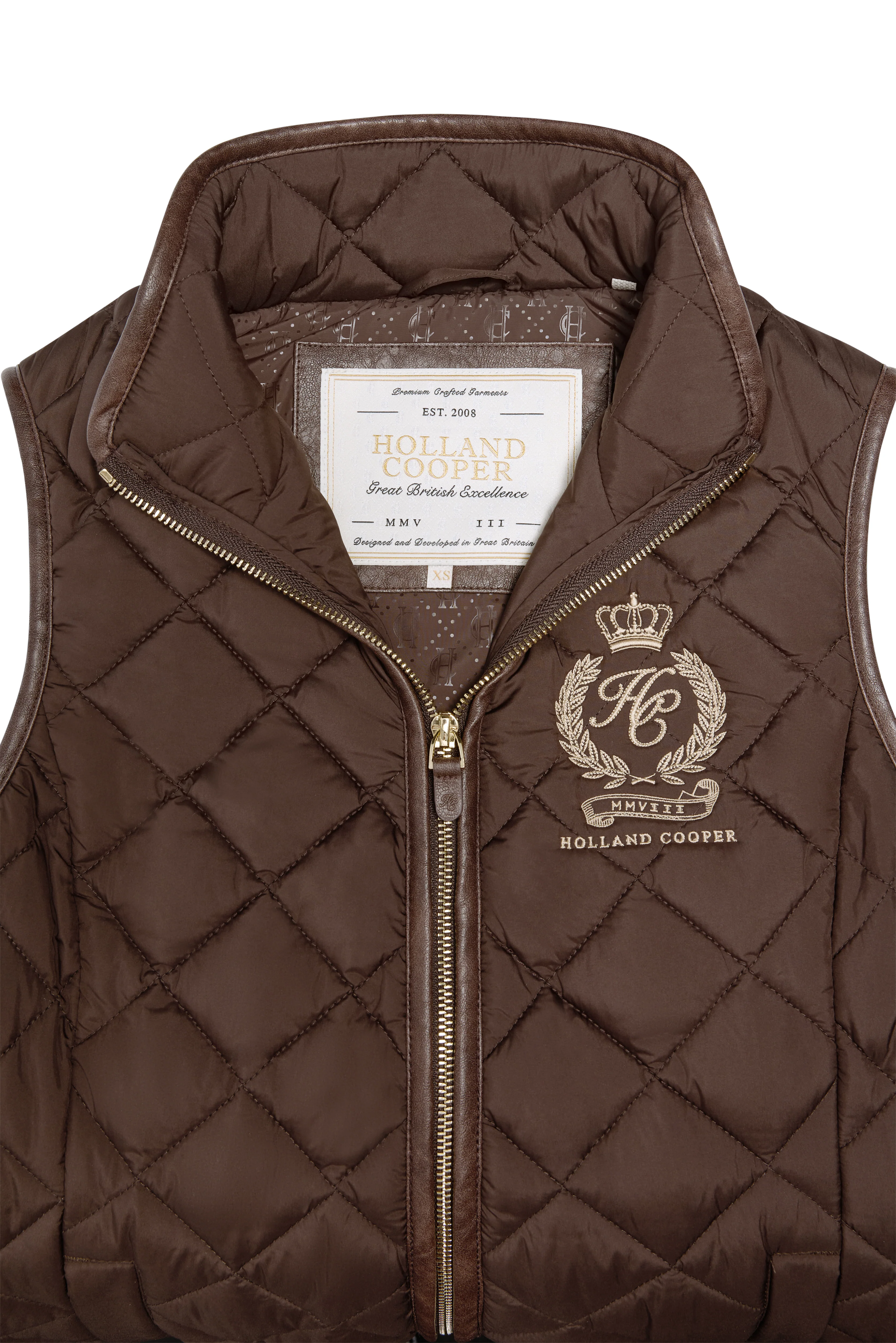 Lightweight Country Gilet (Chocolate) - Image 8