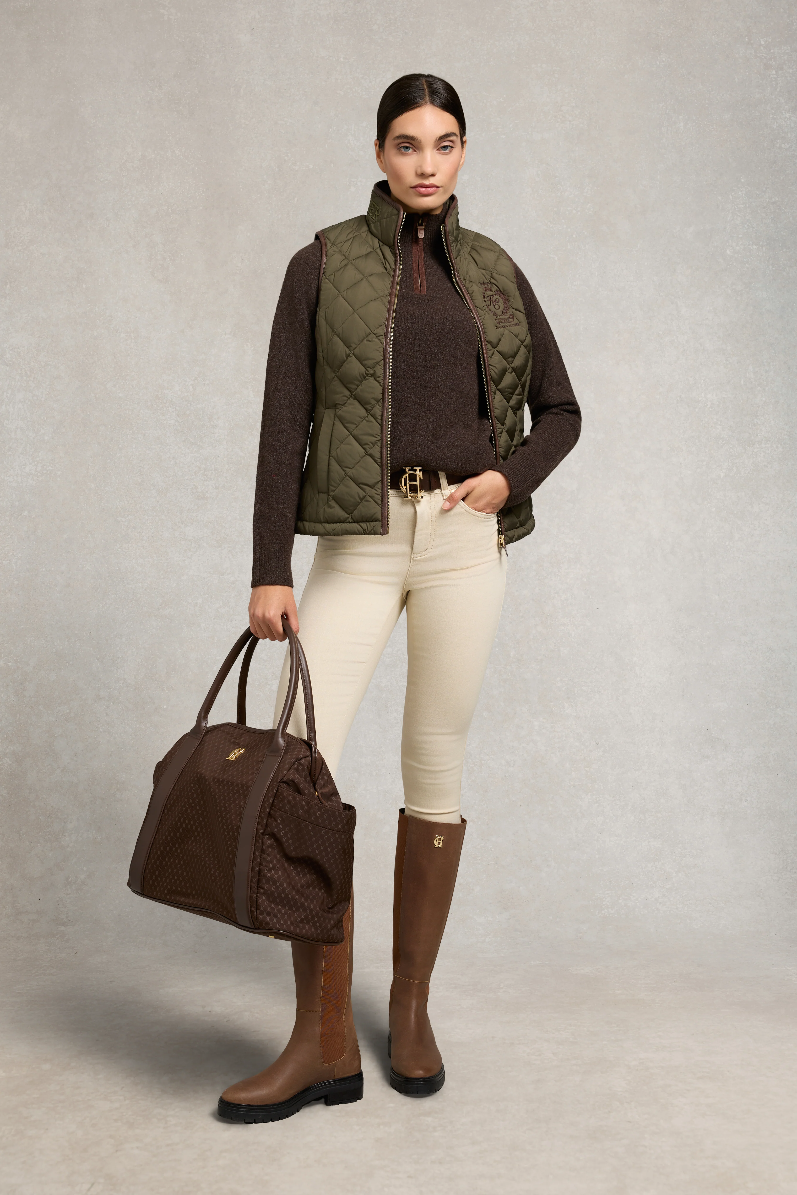 Lightweight Country Gilet (Khaki) - Image 3