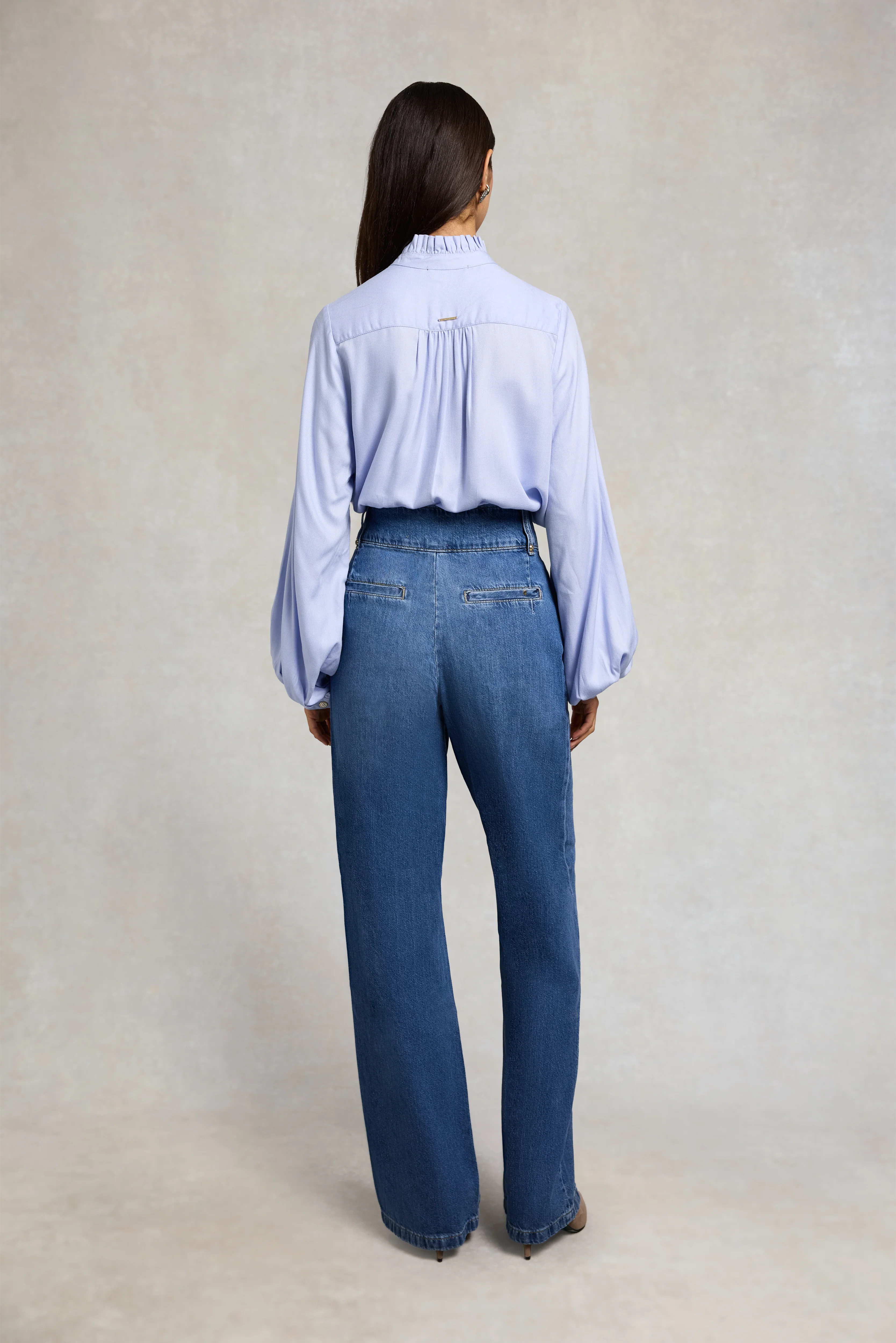Lilibet Blouse (Pale Blue) - Image 4