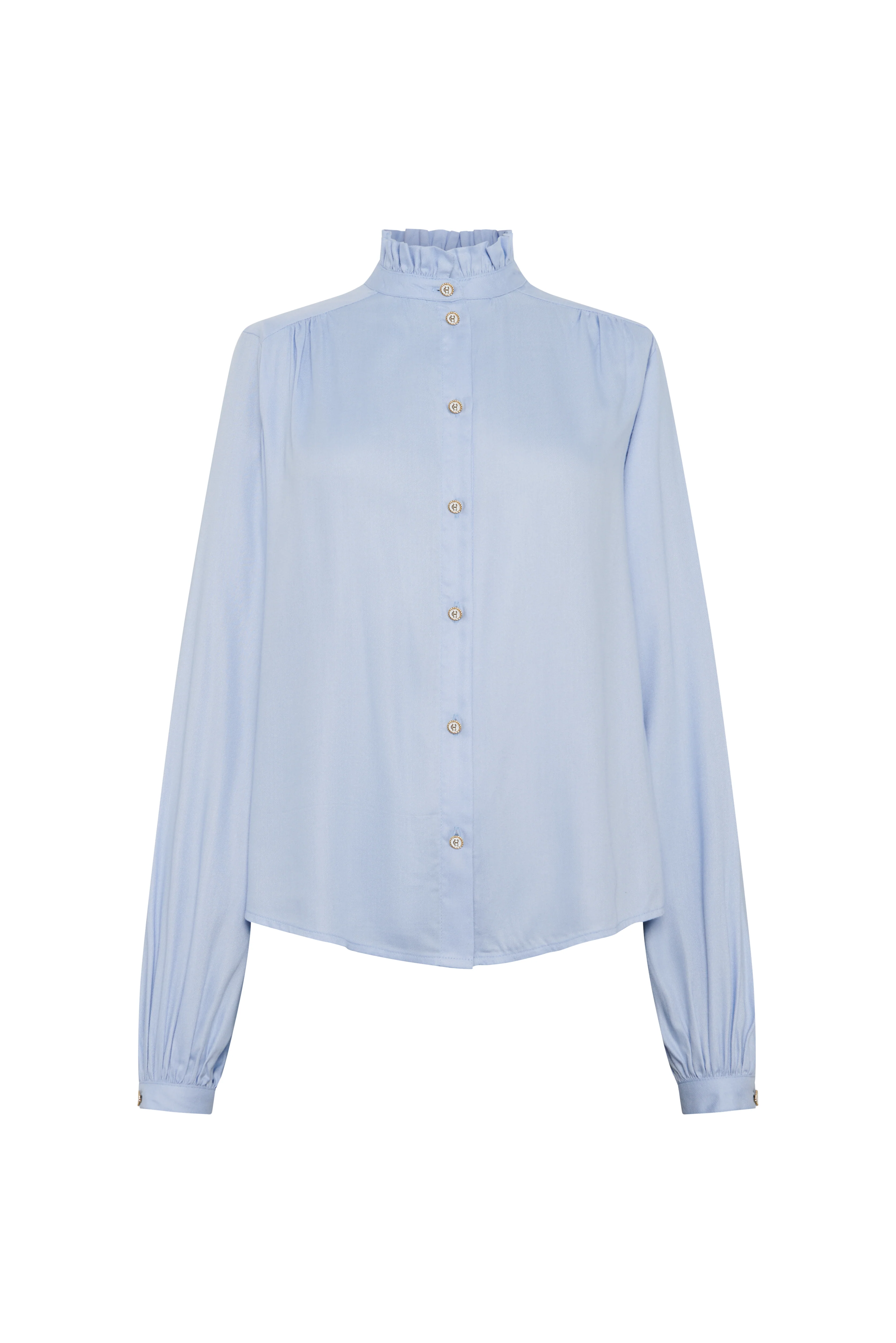 Lilibet Blouse (Pale Blue) - Image 5