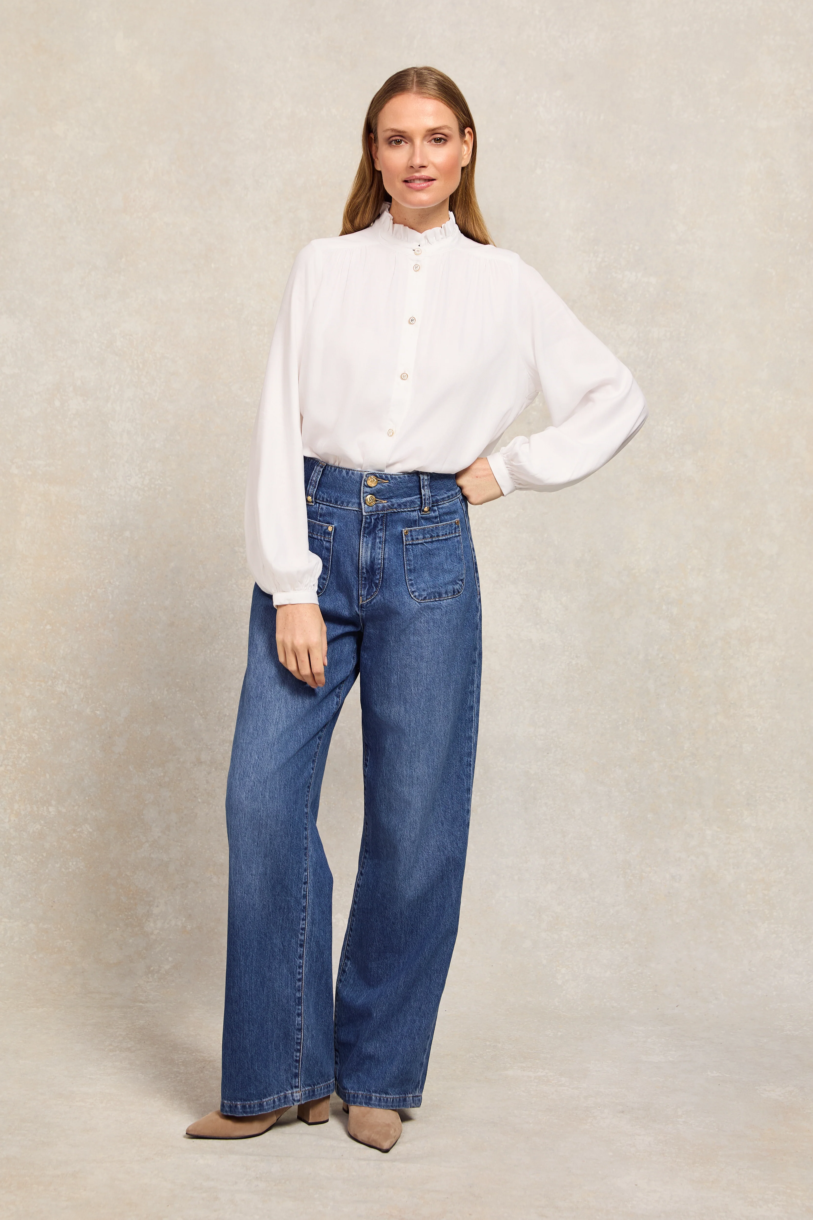 Lilibet Blouse (White) - Image 6